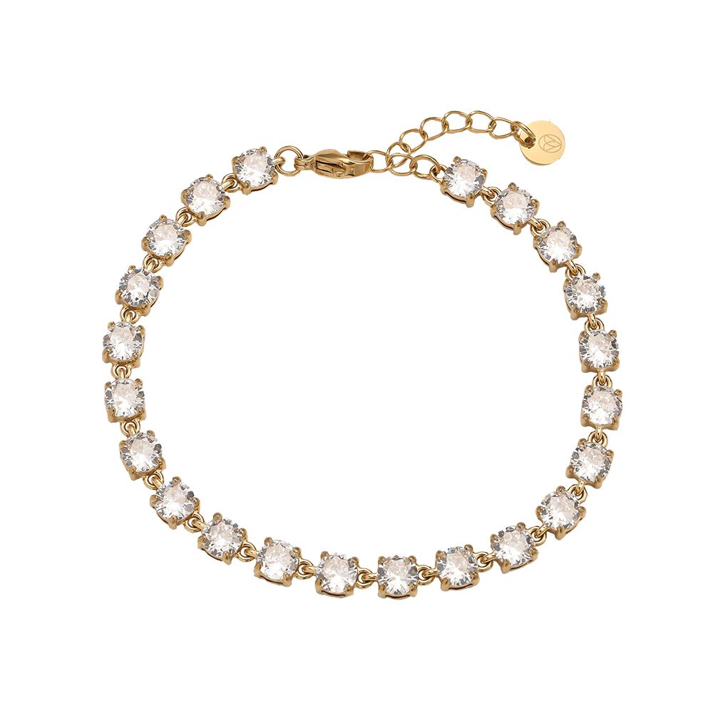 Bracelet à pois en diamant