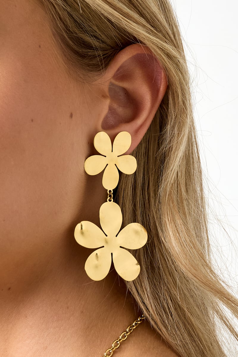 Drop Earrings Flower