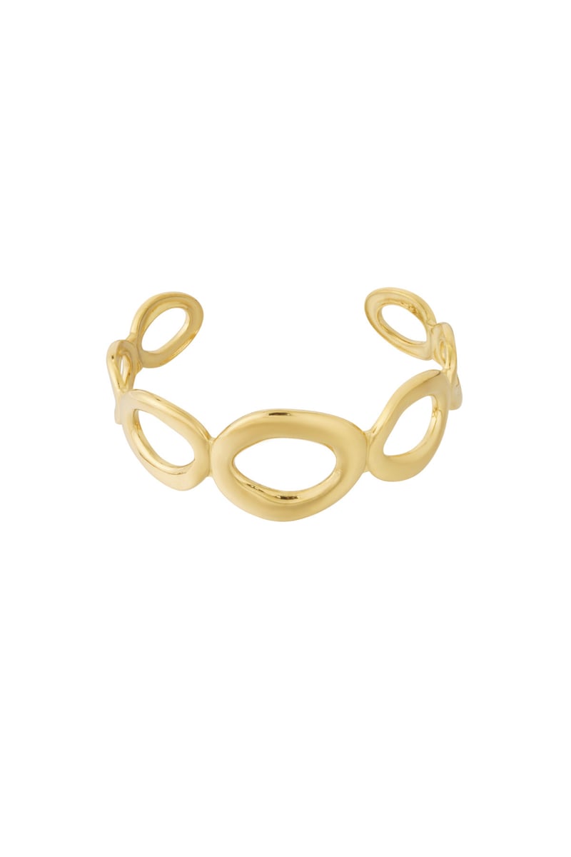 Cuff hoop Bracelet | Goud