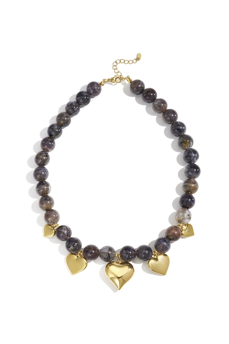 Acrylic Beaded Necklaces Heart