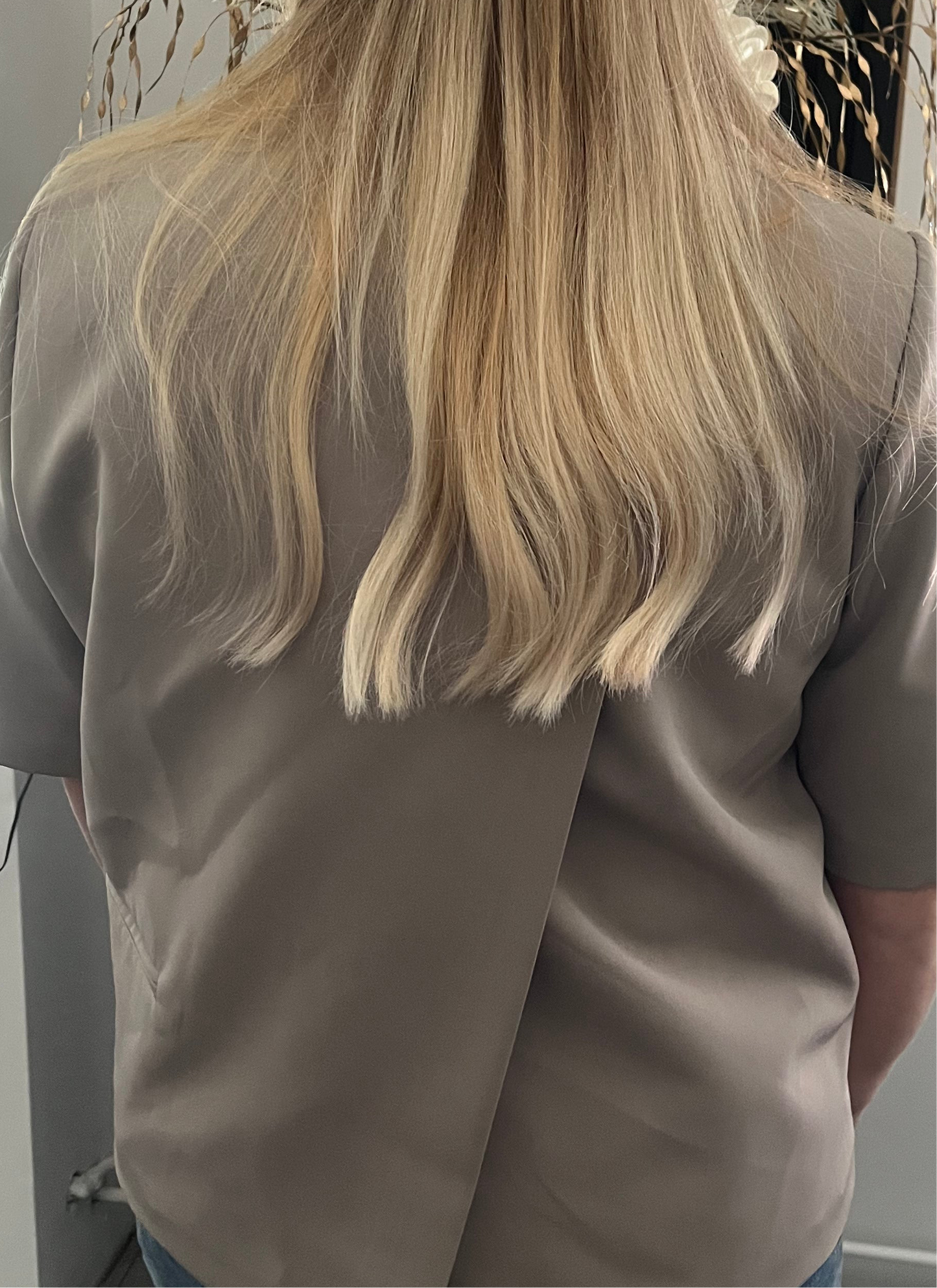 Ambika Blazer Split | Taupe