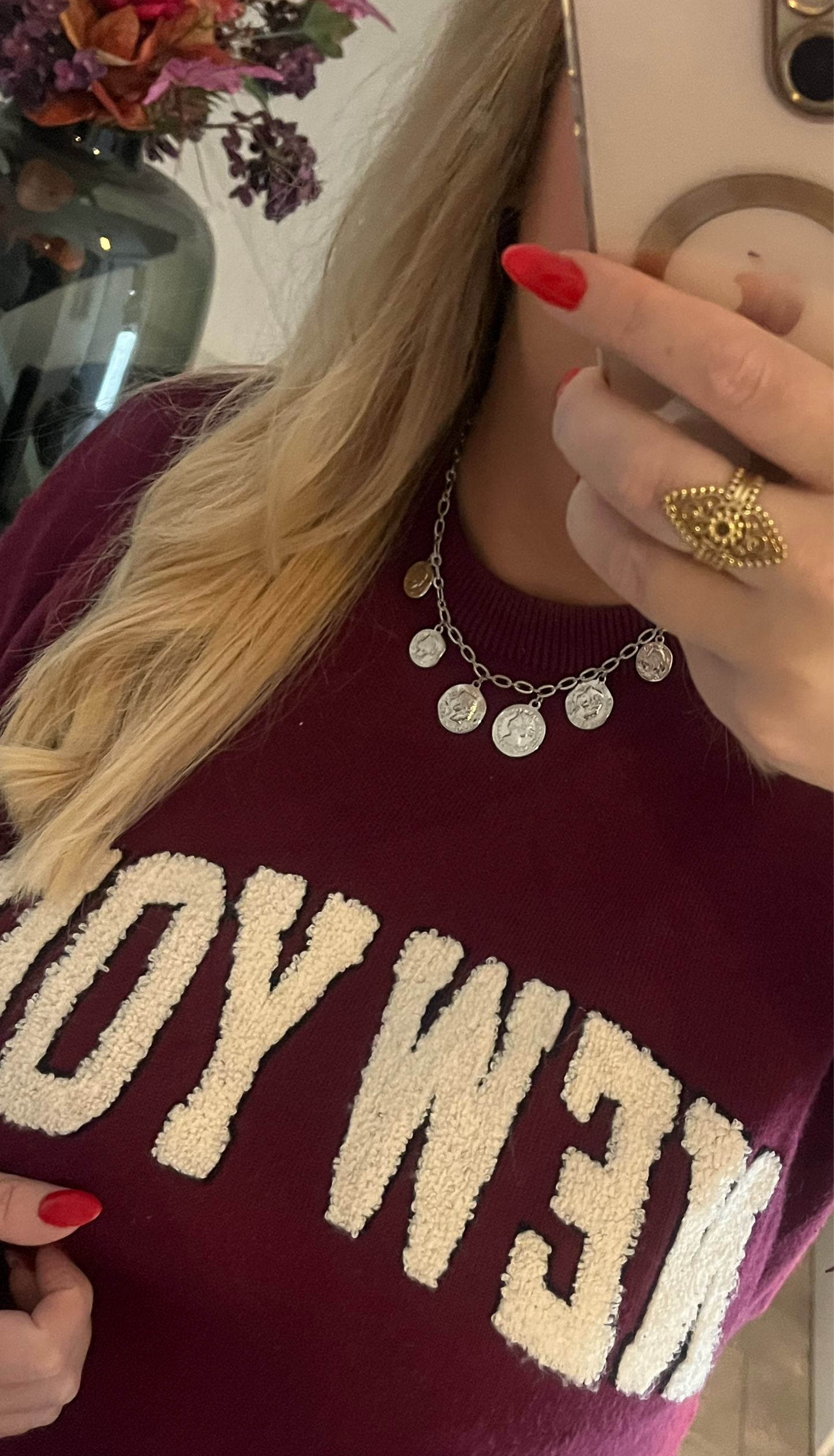 Collier à breloques Pièces de monnaie | Argent