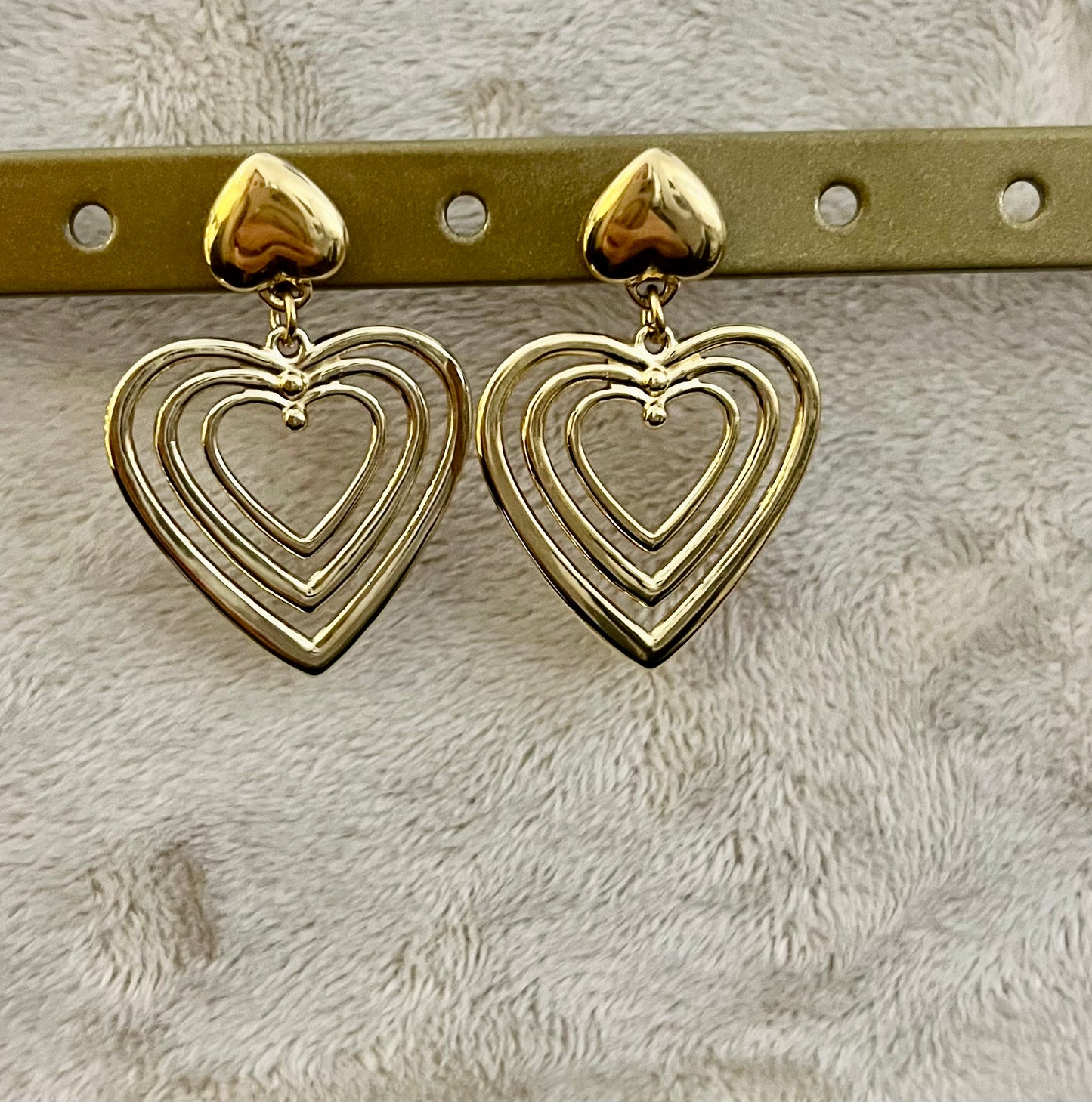 Double Heart Earrings