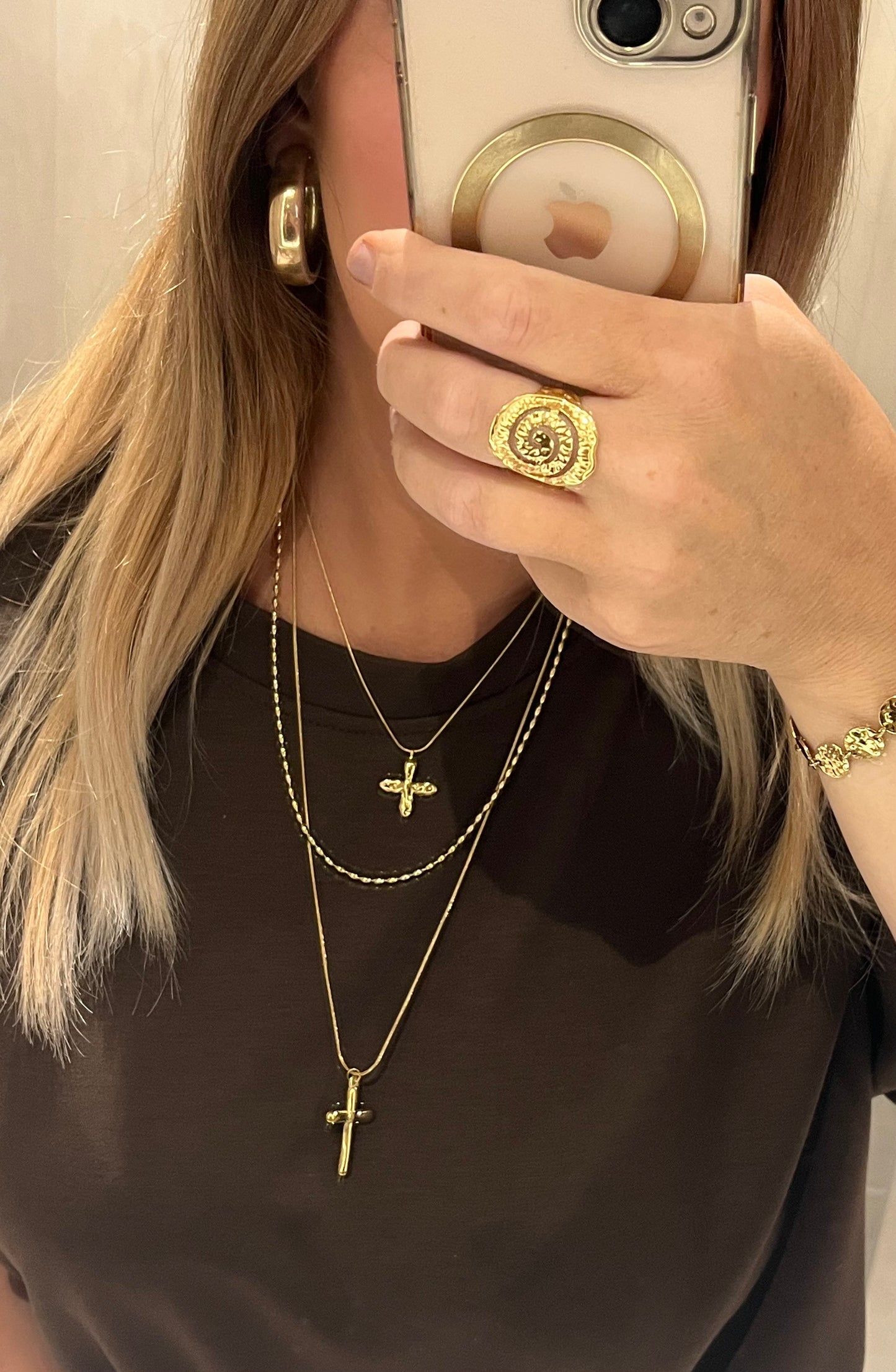 Cross Layer Necklace