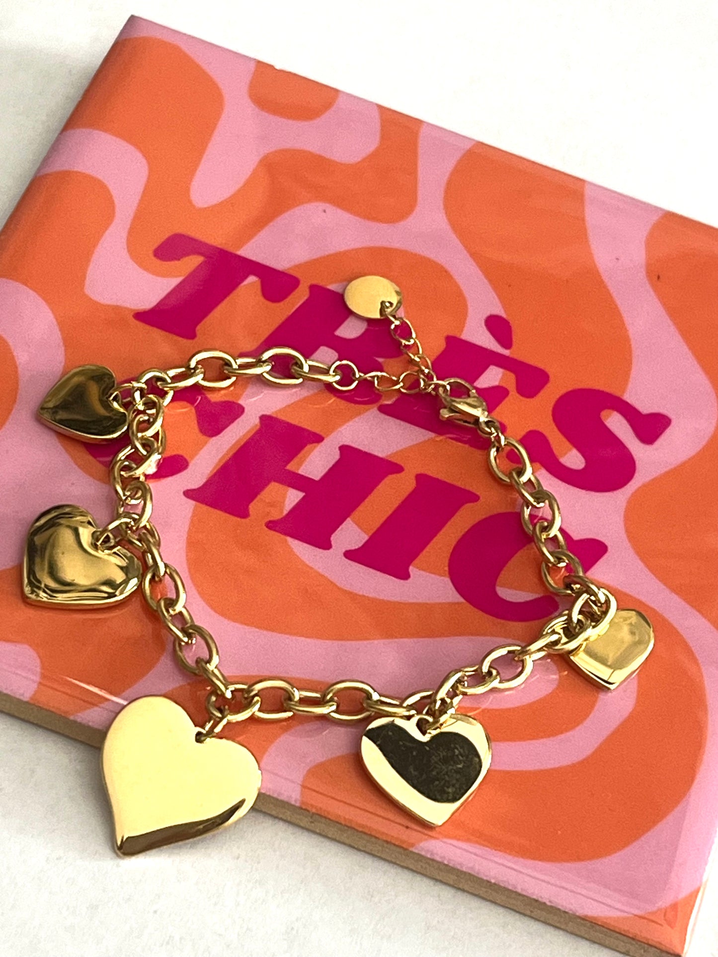 Bedelarmband Hearts | A008