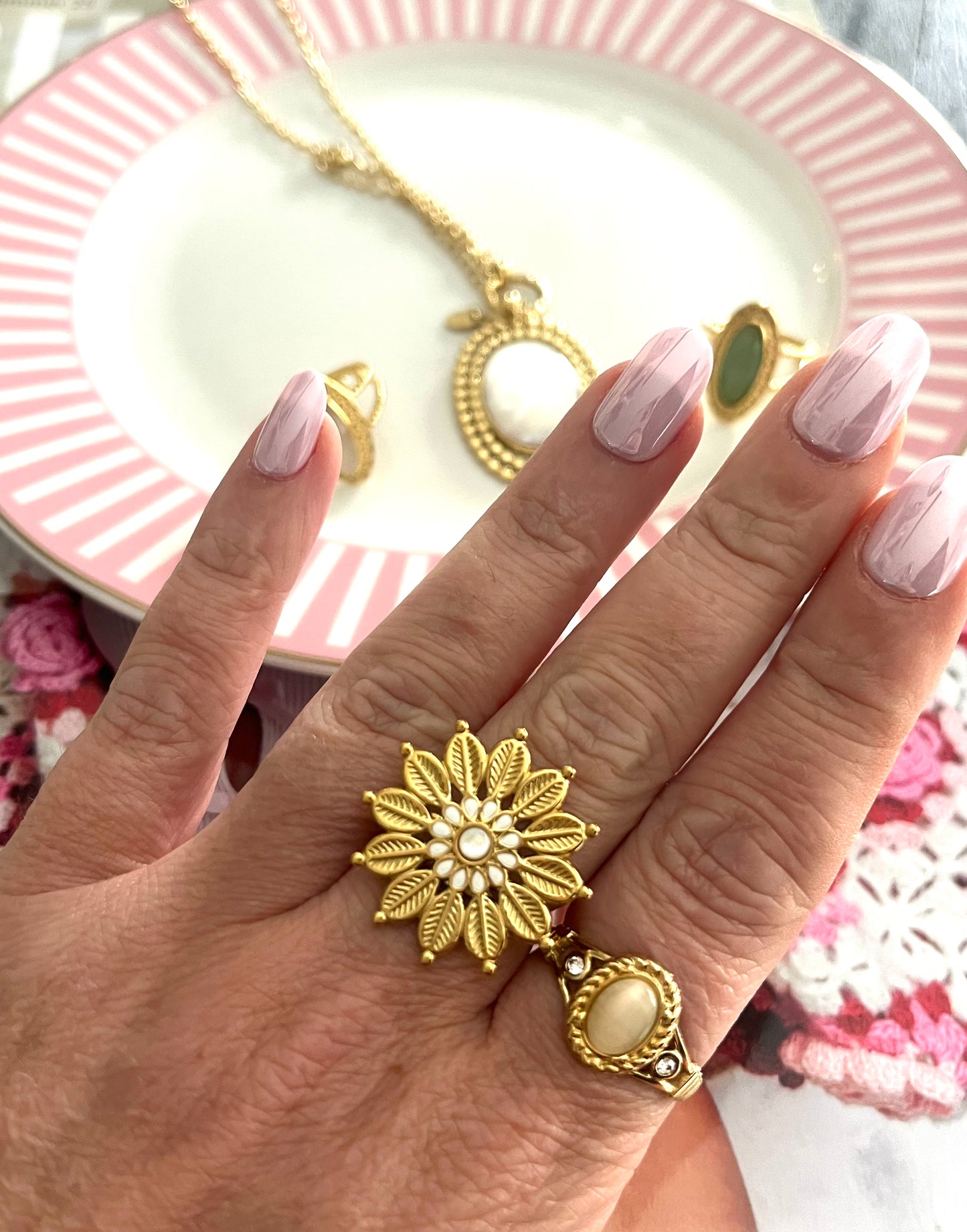Bague Fleur Bohème | R006