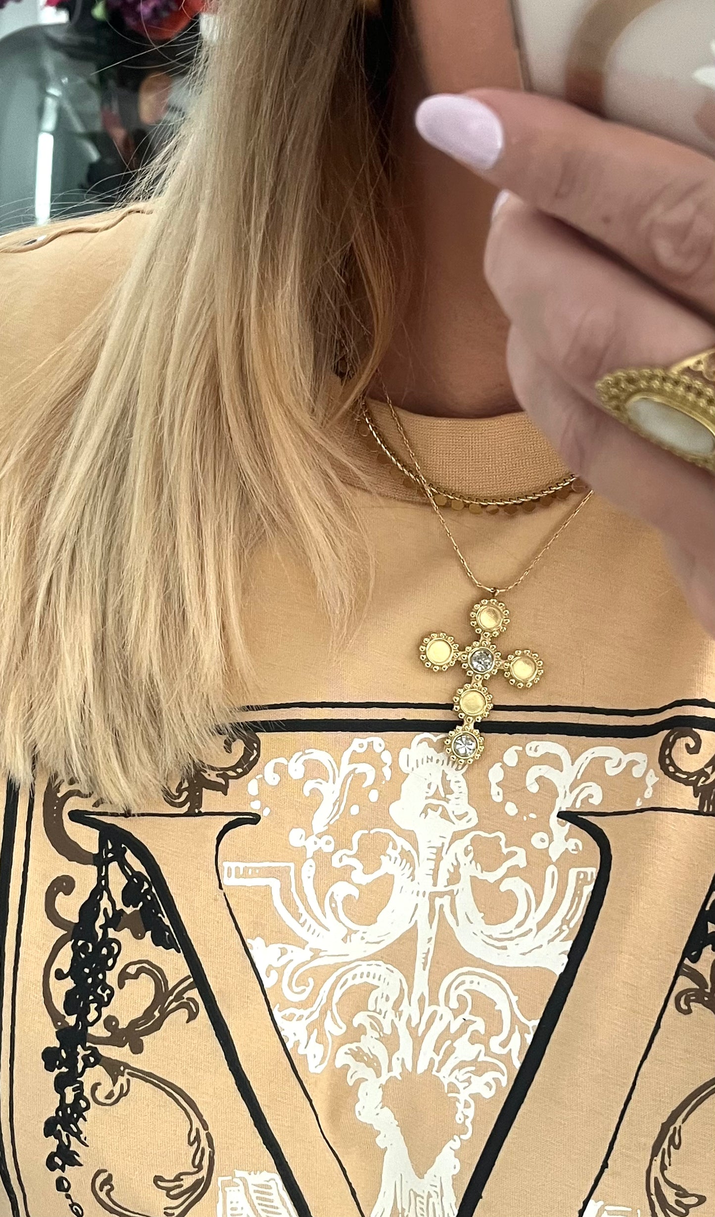 Ketting Kruis Big | K005