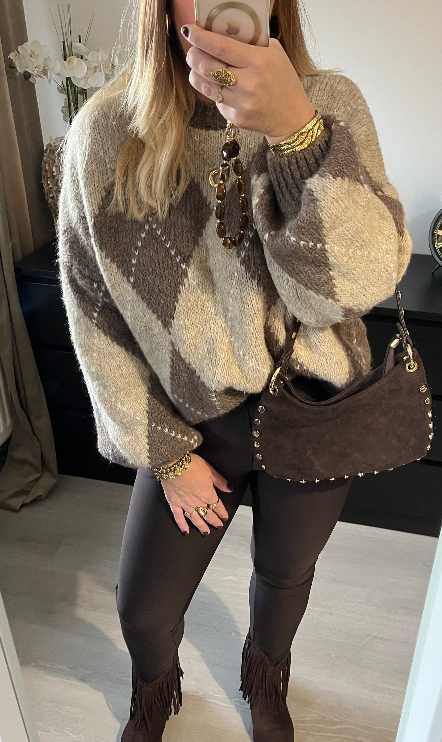 Trui Zara | Beige/Taupe