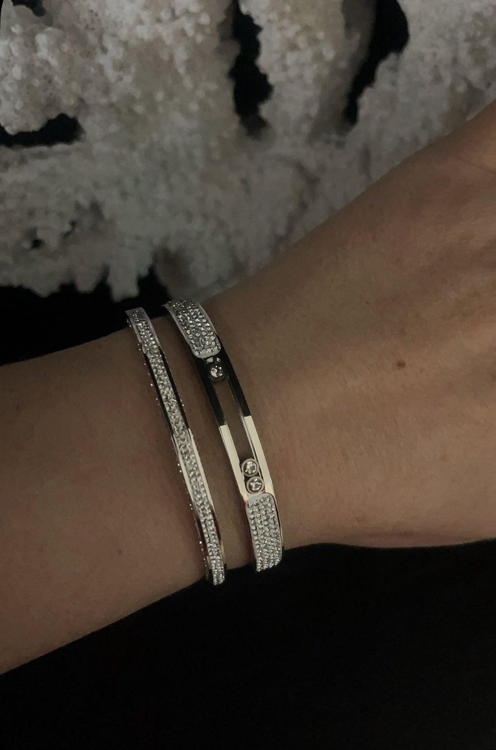 Bracelet Celia Strass | Argent
