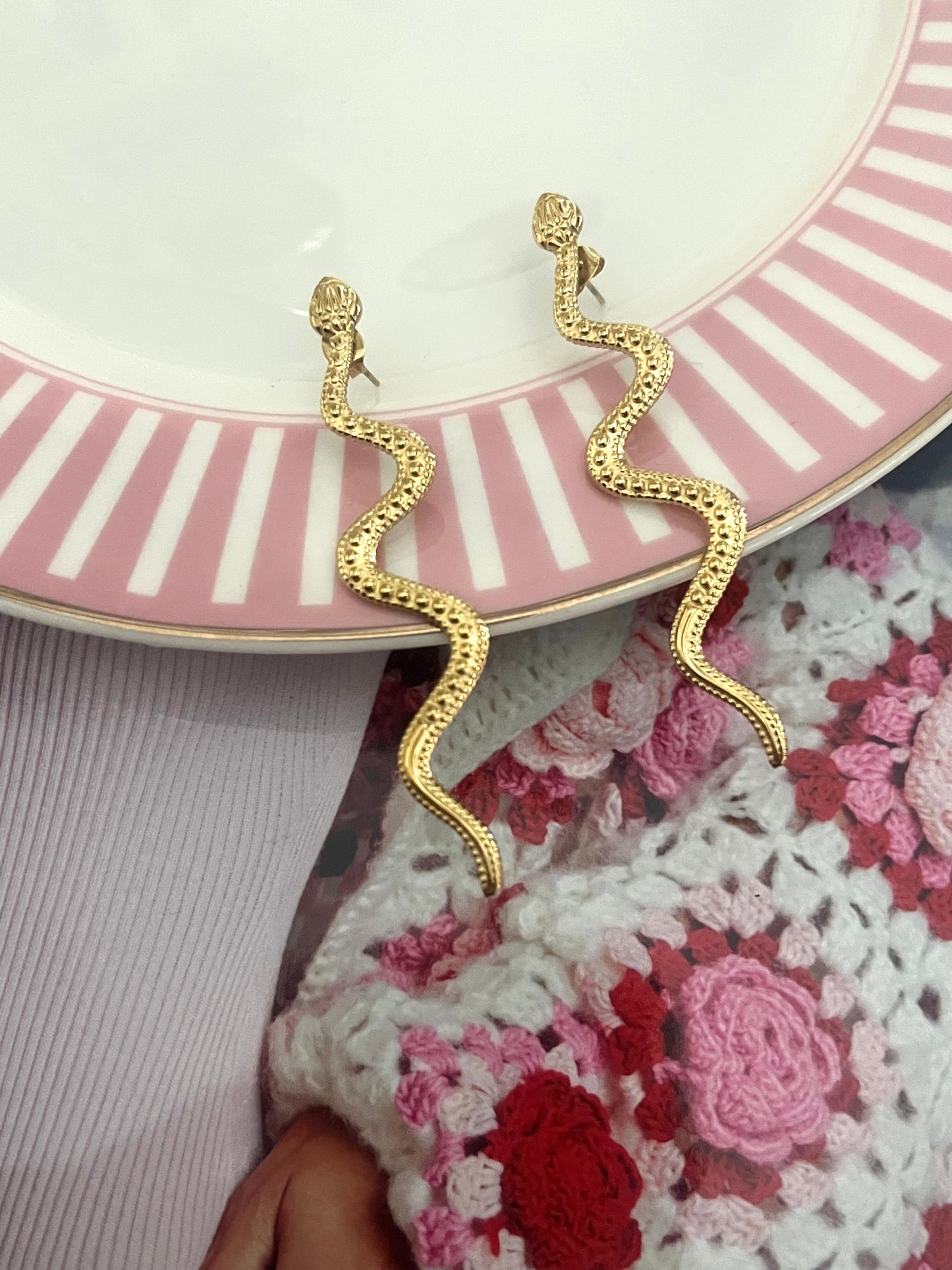 Snake Stud Earrings