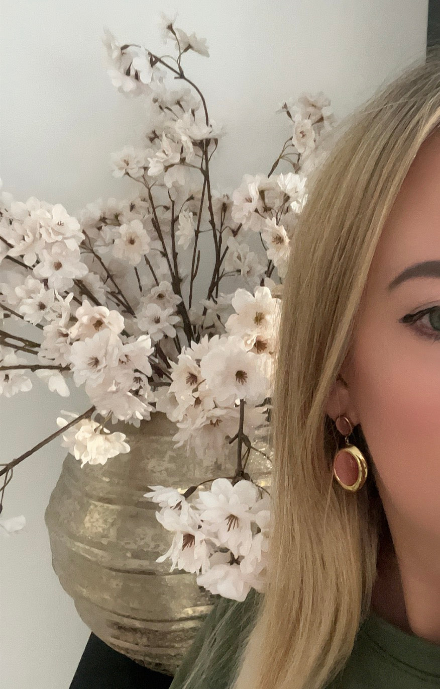 Dina Earrings | Roze