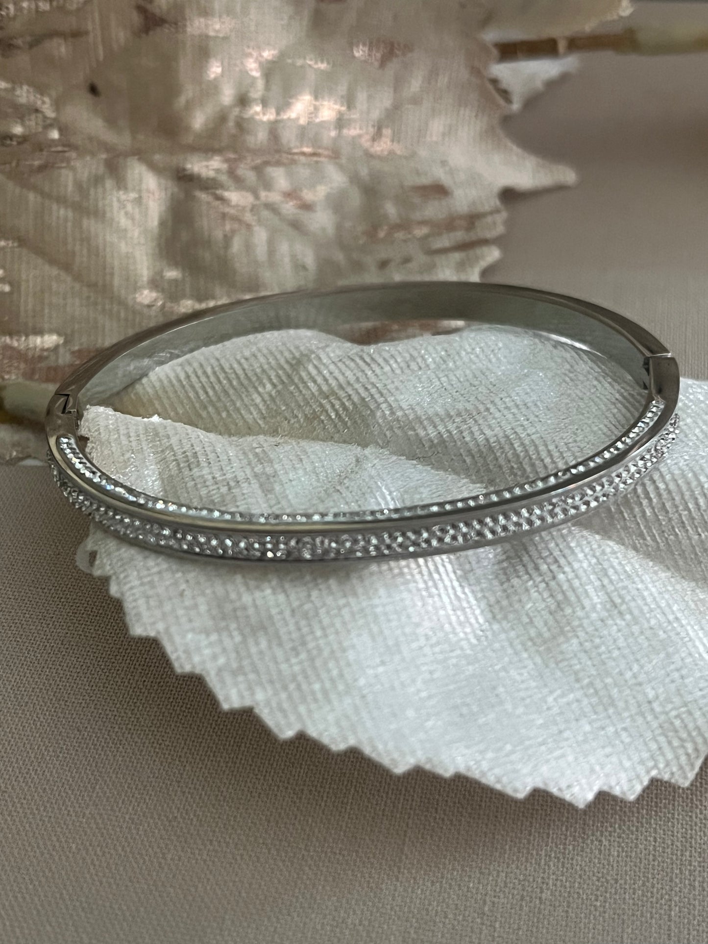 Bracelet Celia Strass | Argent