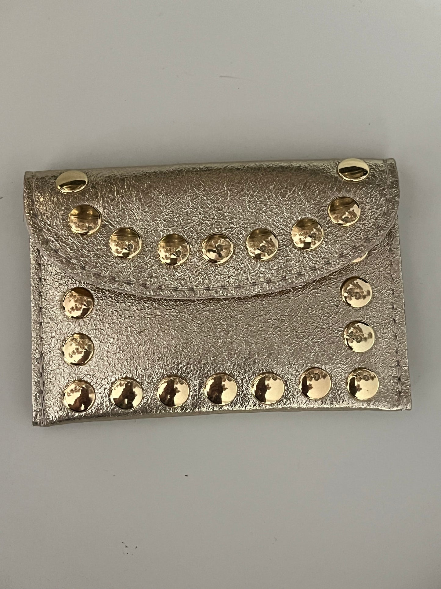 Pasjeshouder Gold Metallic Small