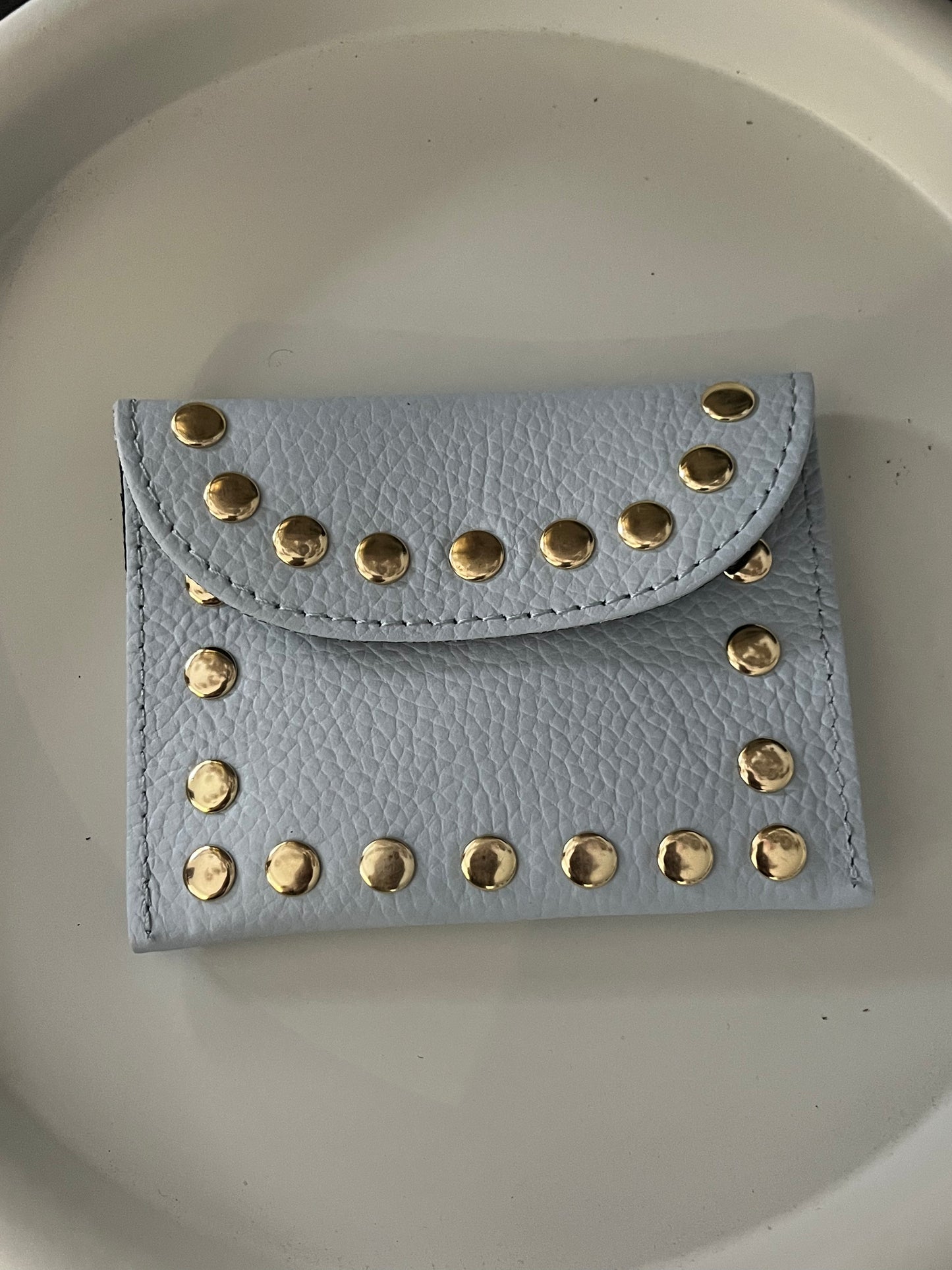 Pasjeshouder Studs | Lichtblauw