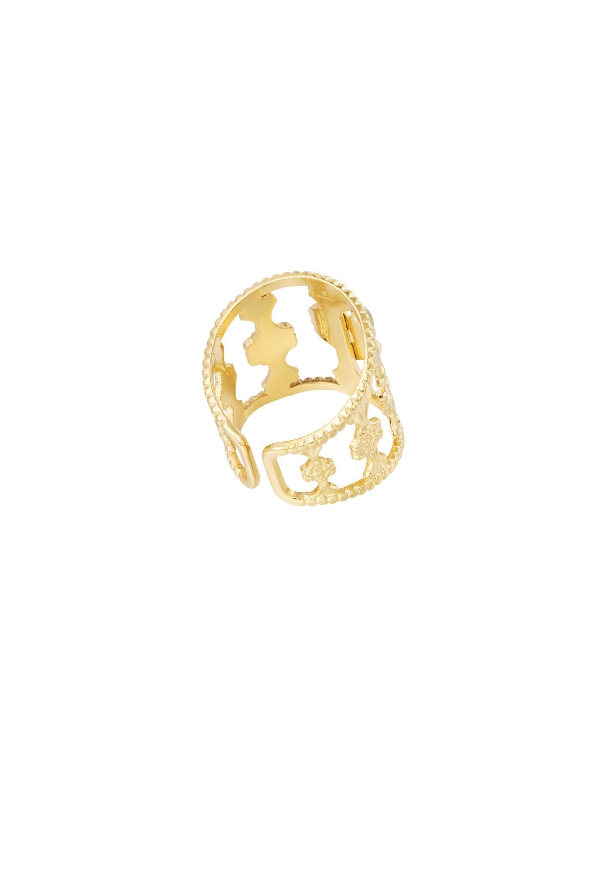 Bohemian Ring Green Stone