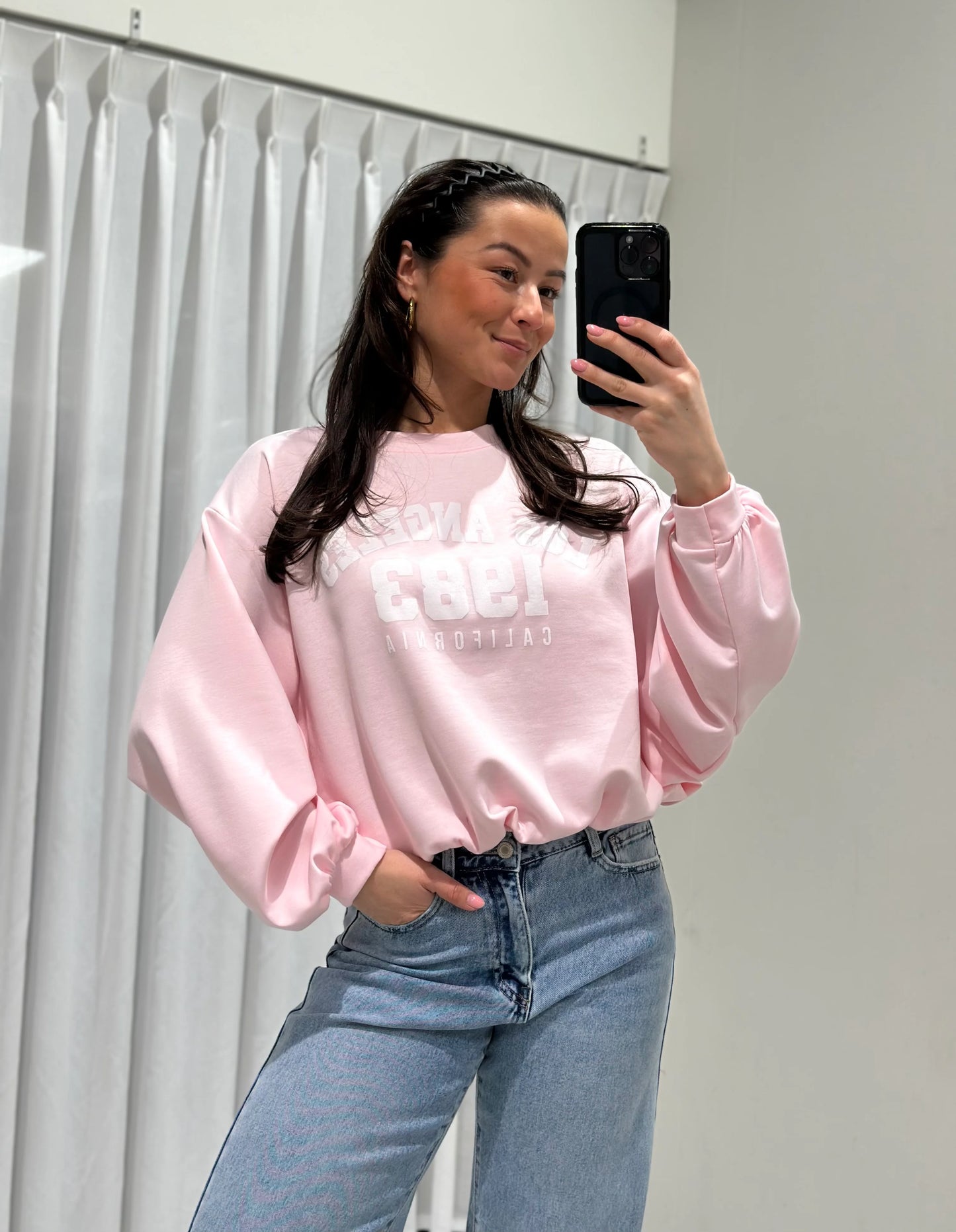 Los Angeles Sweater Cropped | Roze