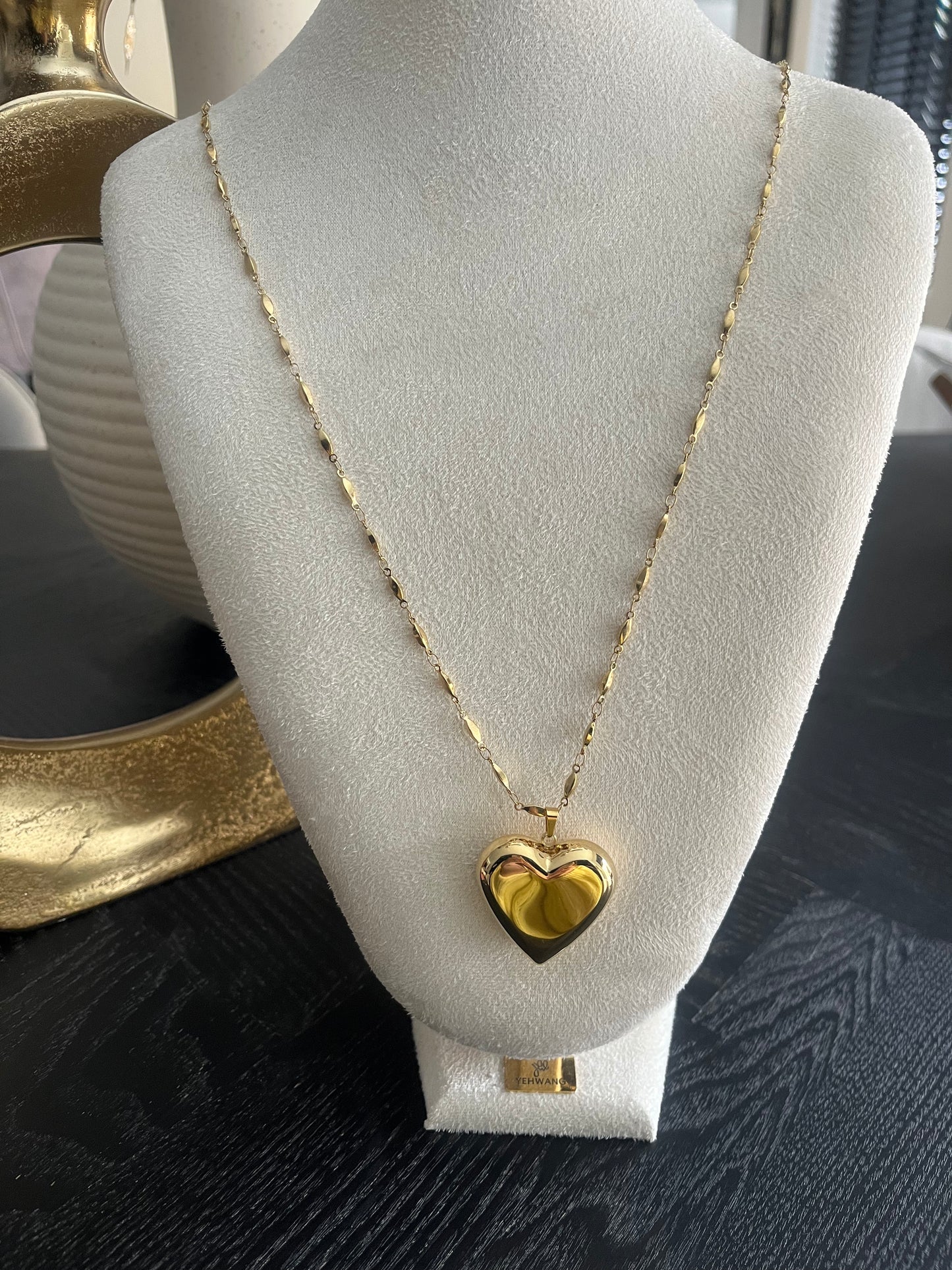 Collier Long Grand Coeur