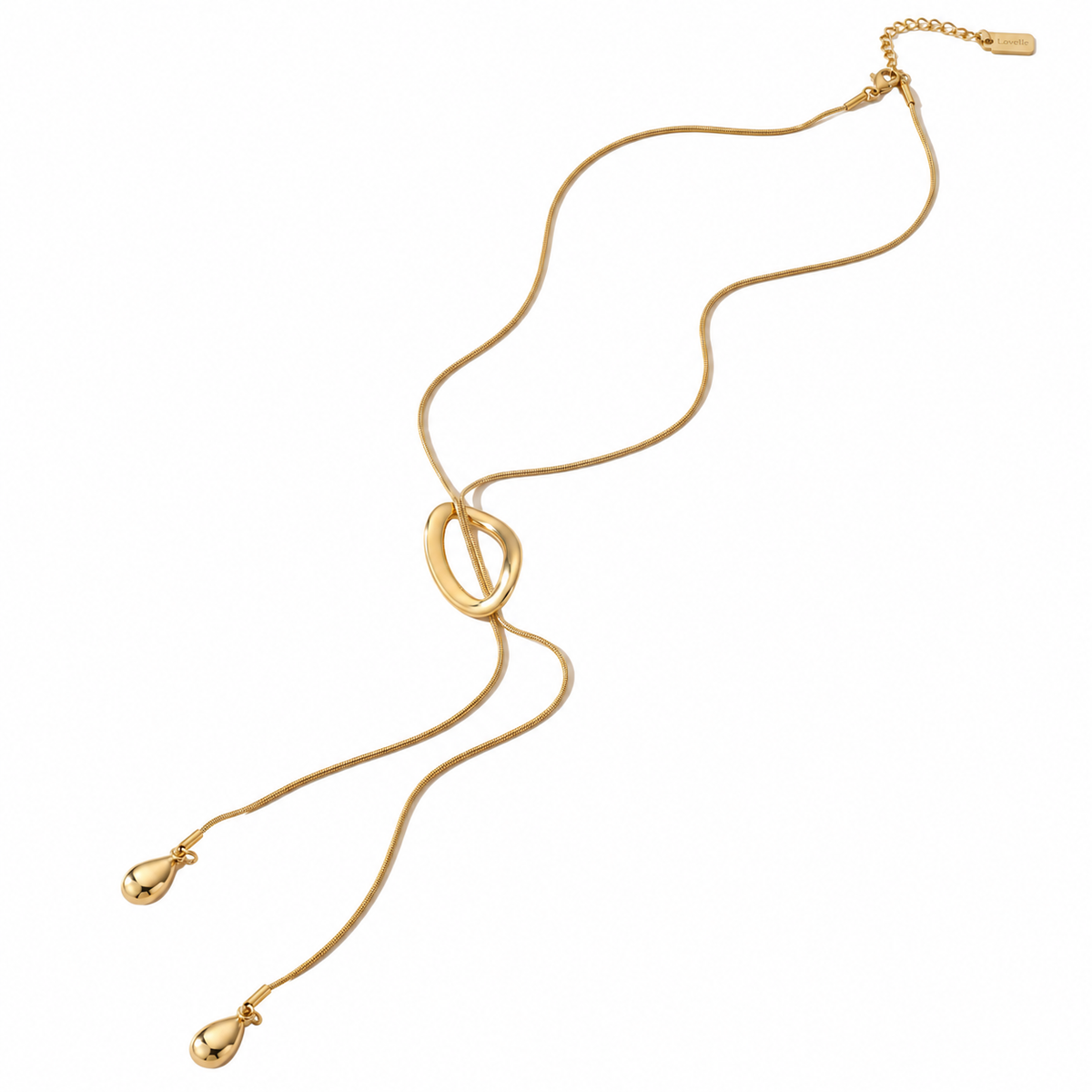Chloë Oval Y-Necklace