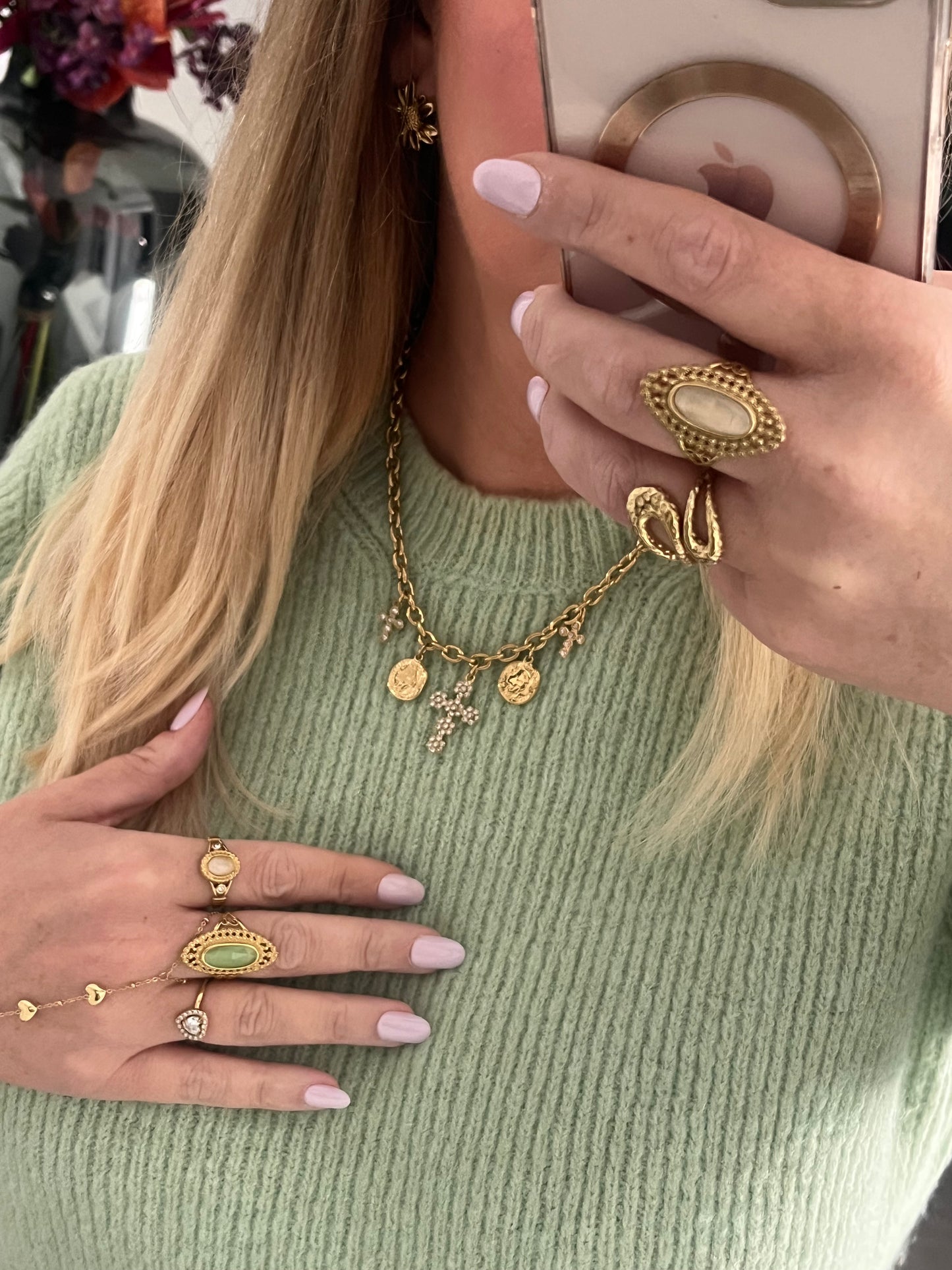 Bedelketting Kruis | K006