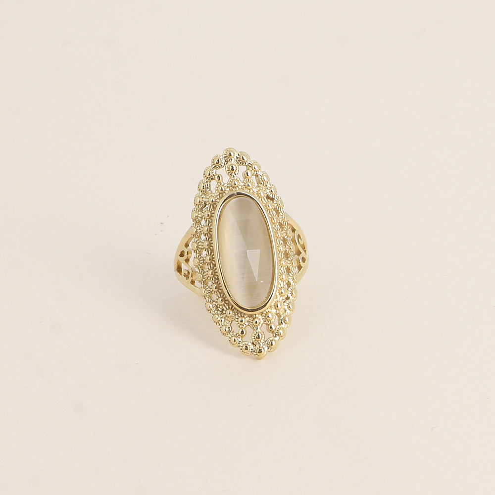 Bague Bohème Pierre Naturelle | R002