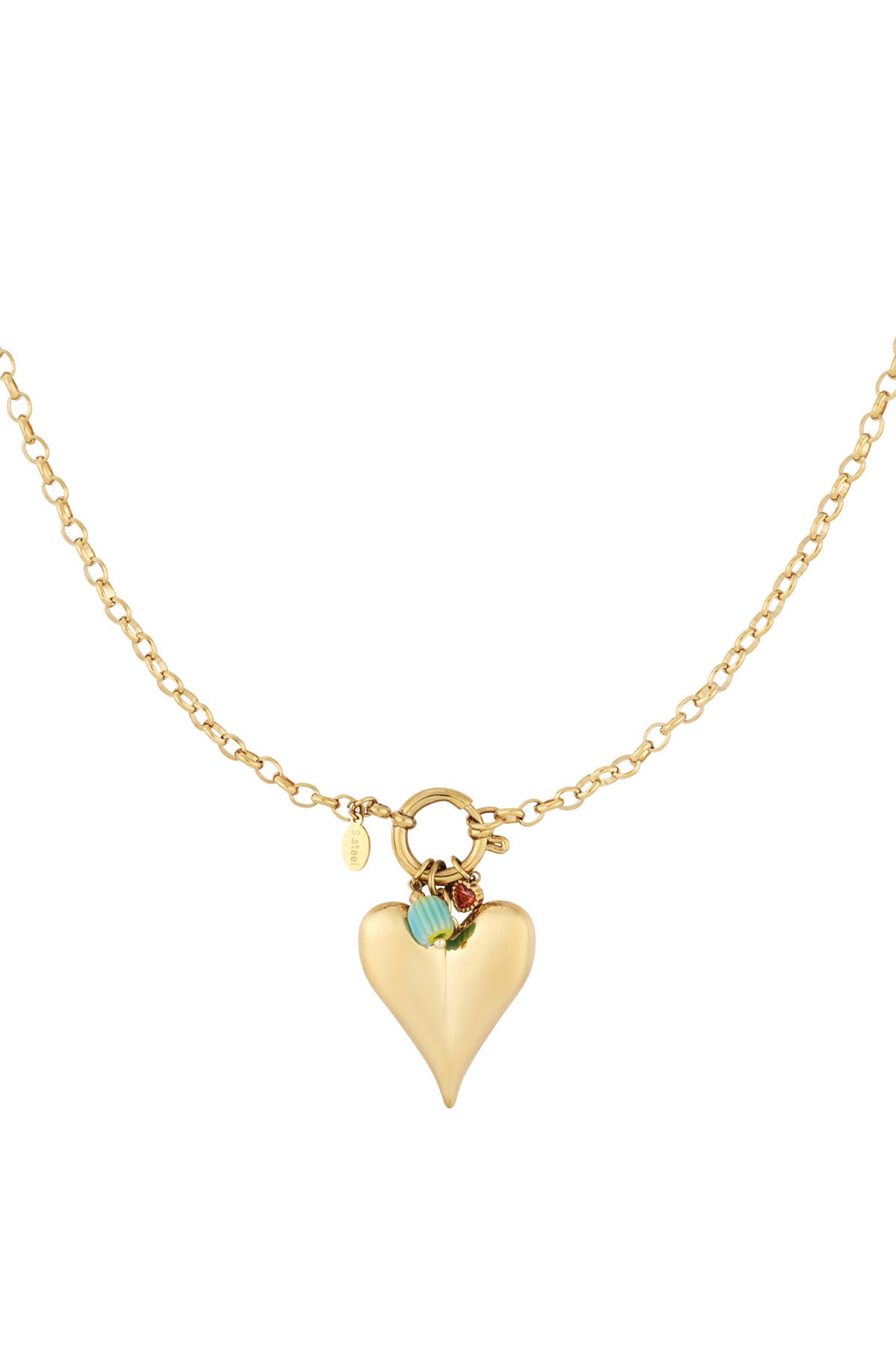 Collier Long Grand Coeur