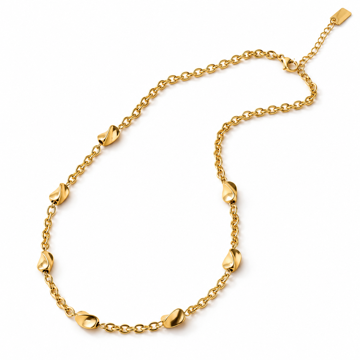 Golden Waves Necklace