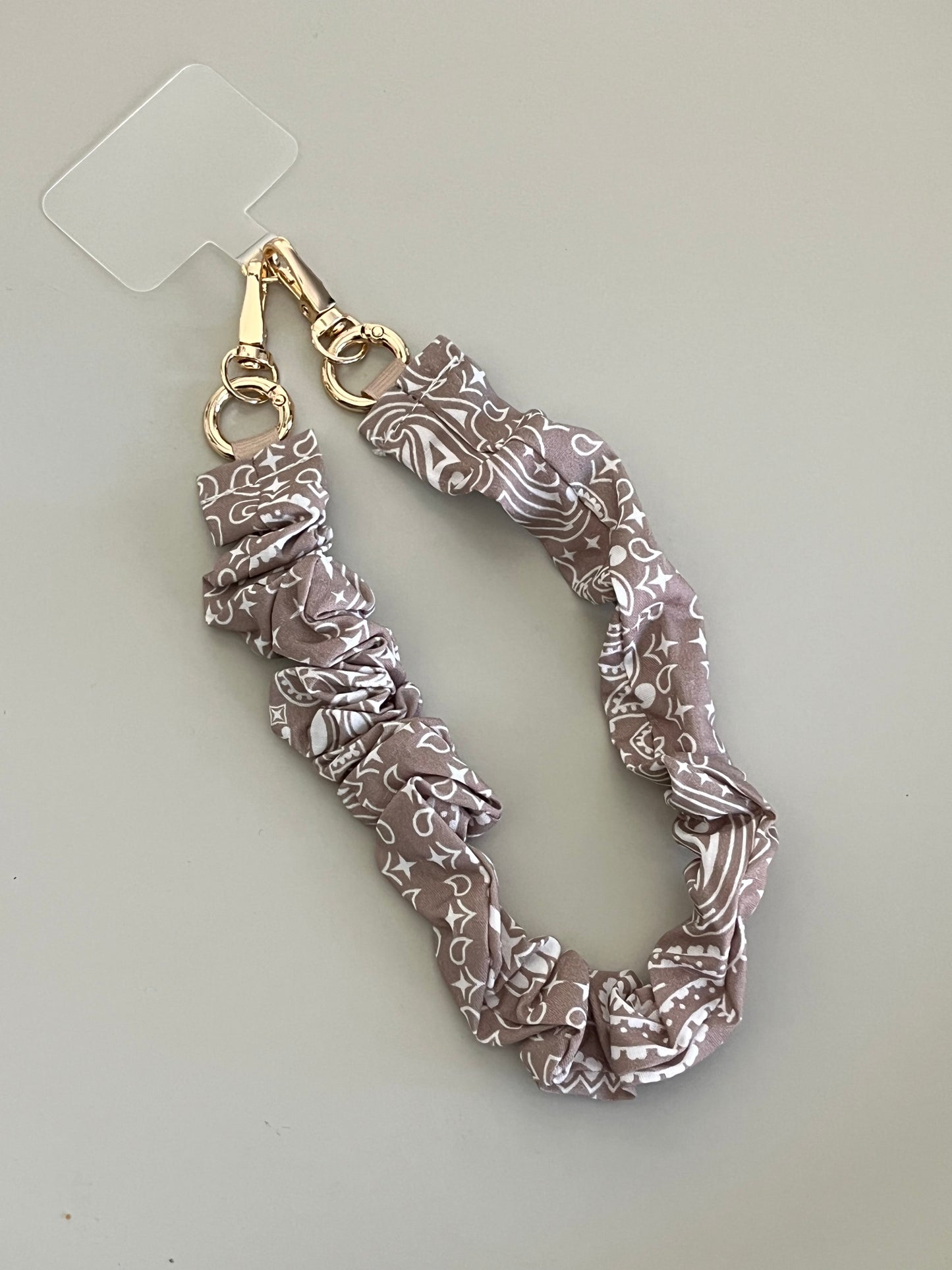Telefoonkoord Bandana | Taupe