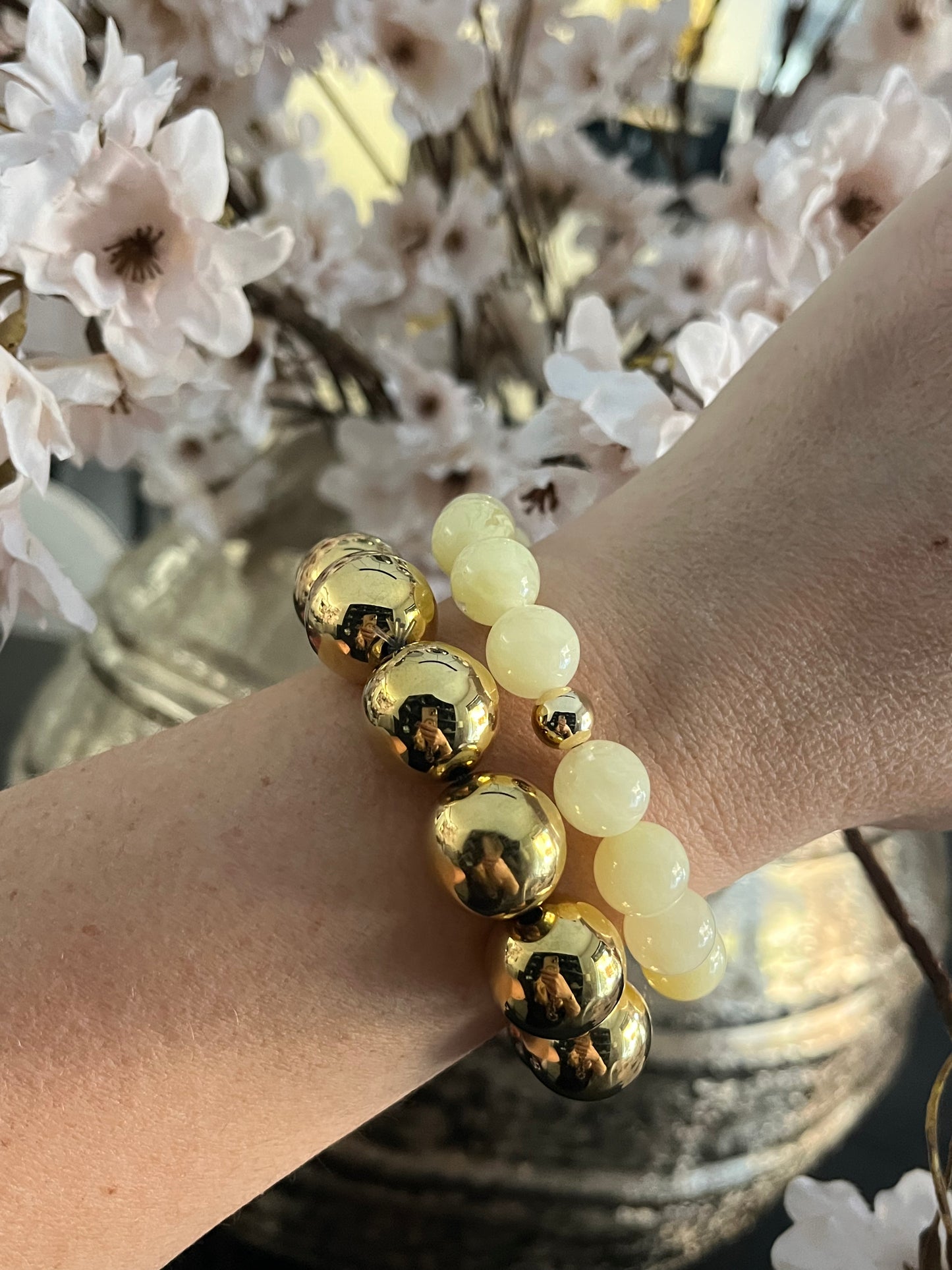 Armband Beads | Butter Yellow