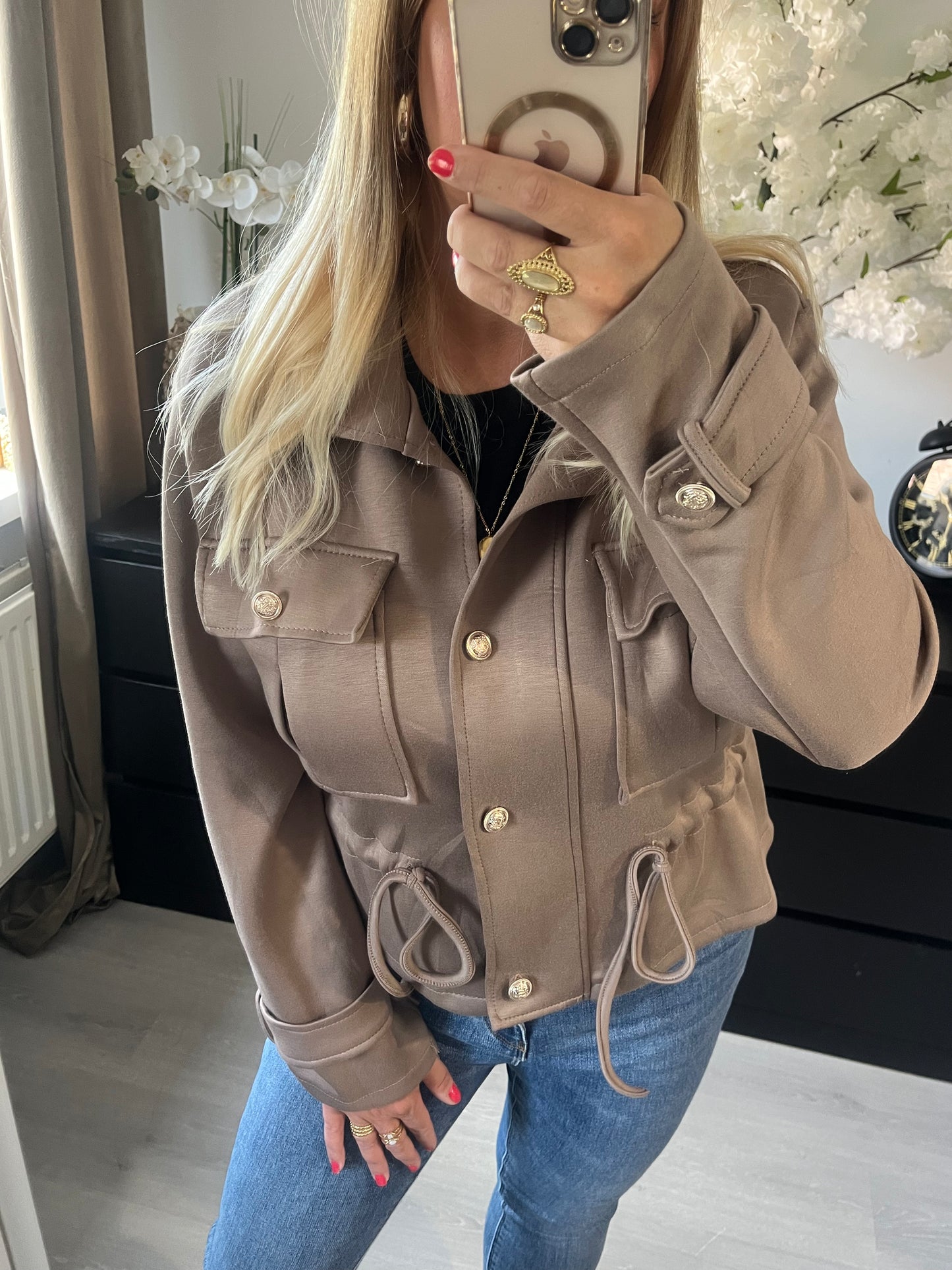 Chloe Jacket Taupe
