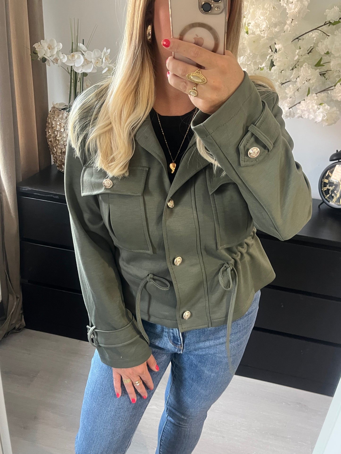 Chloe Jacket Army Green