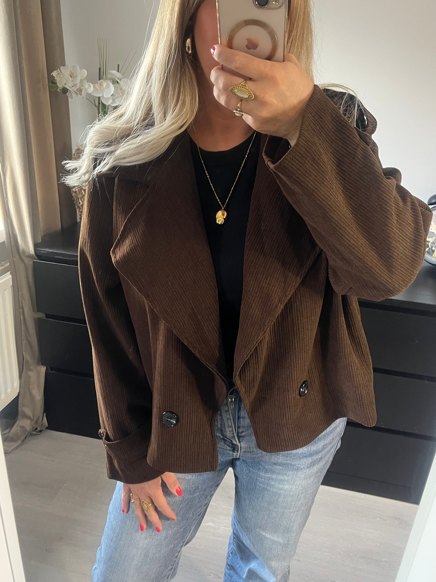 Trenchcoat Yara | Bruin Plussize🩷
