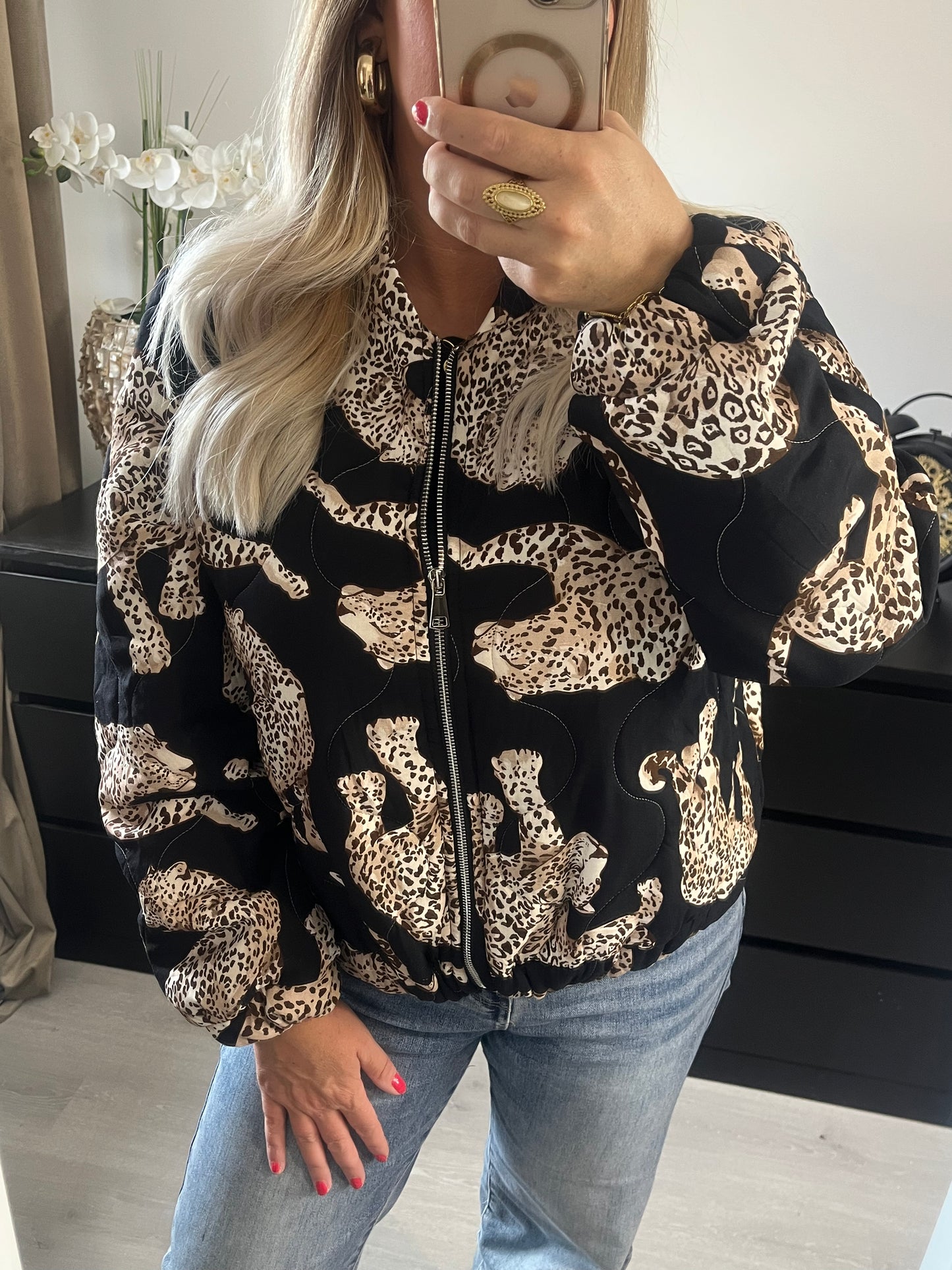 Leopard Jacket | Black