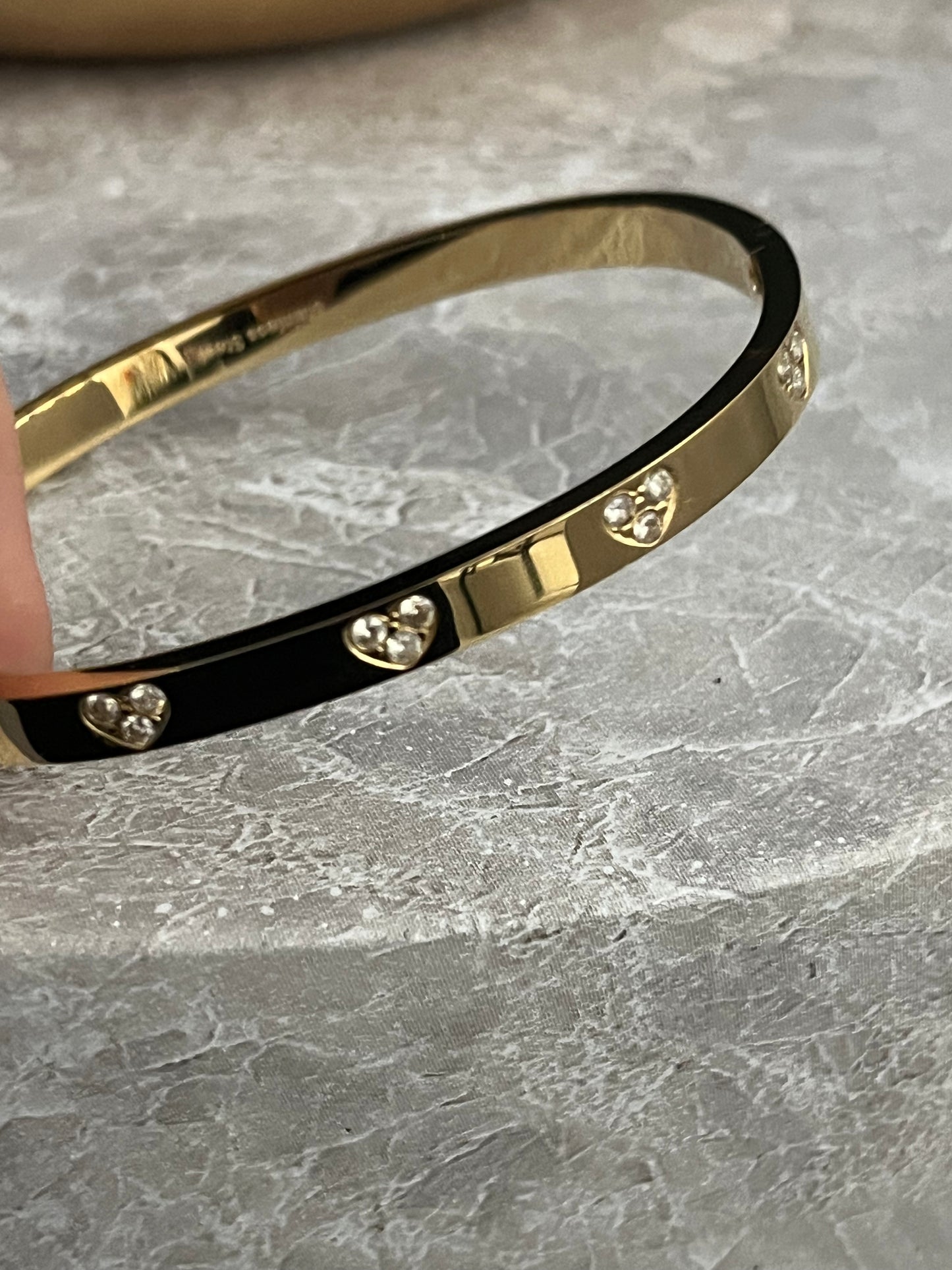 Bangle Hearts Strass