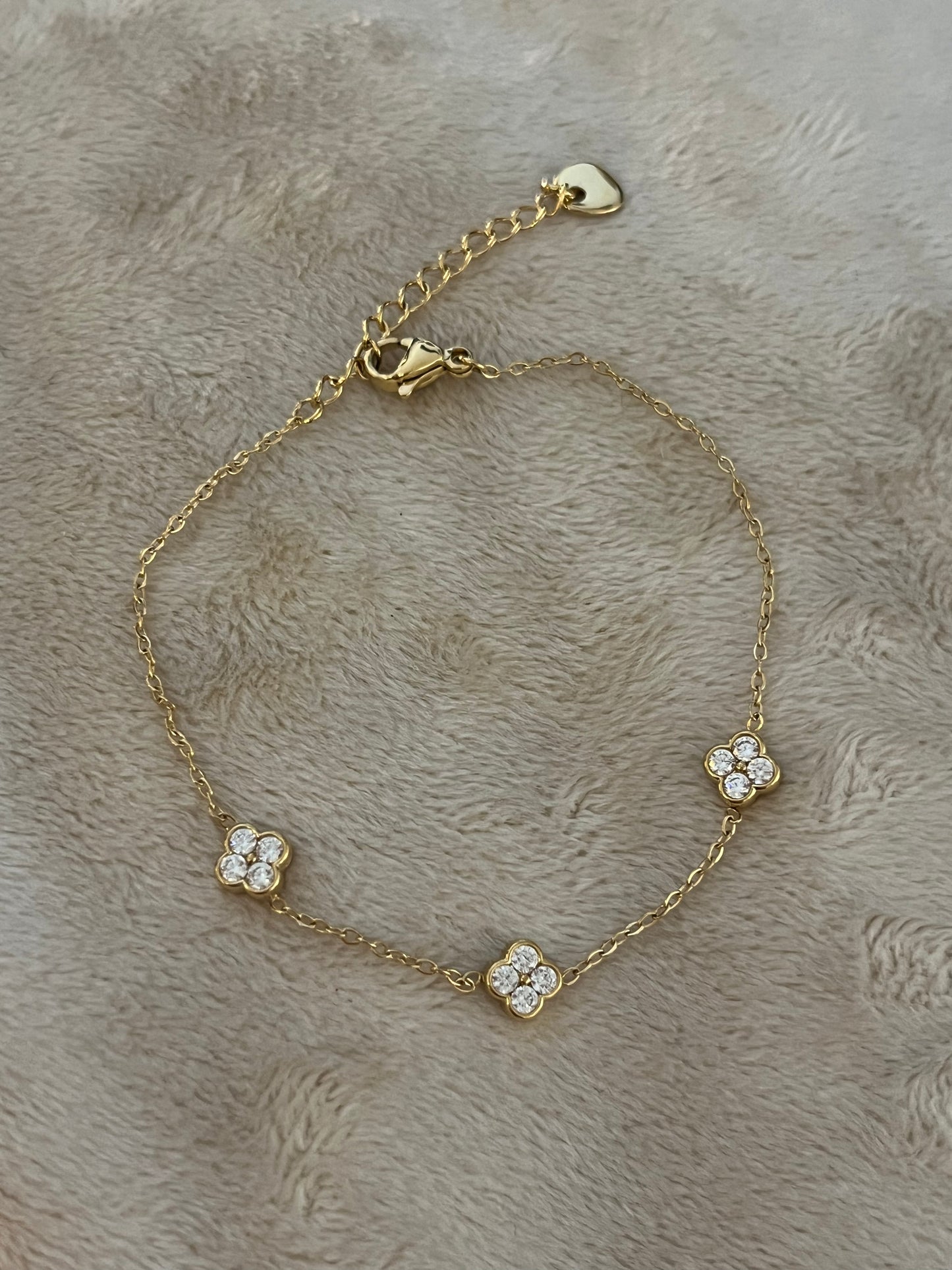Clover Strass Armband