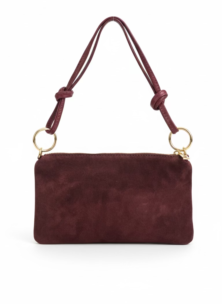 Chiara Studded Bag | Bordeaux