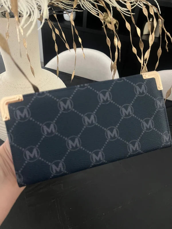 Portefeuille M | Bleu foncé