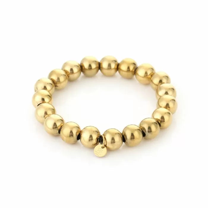Bracelet Perles Grandes | Or