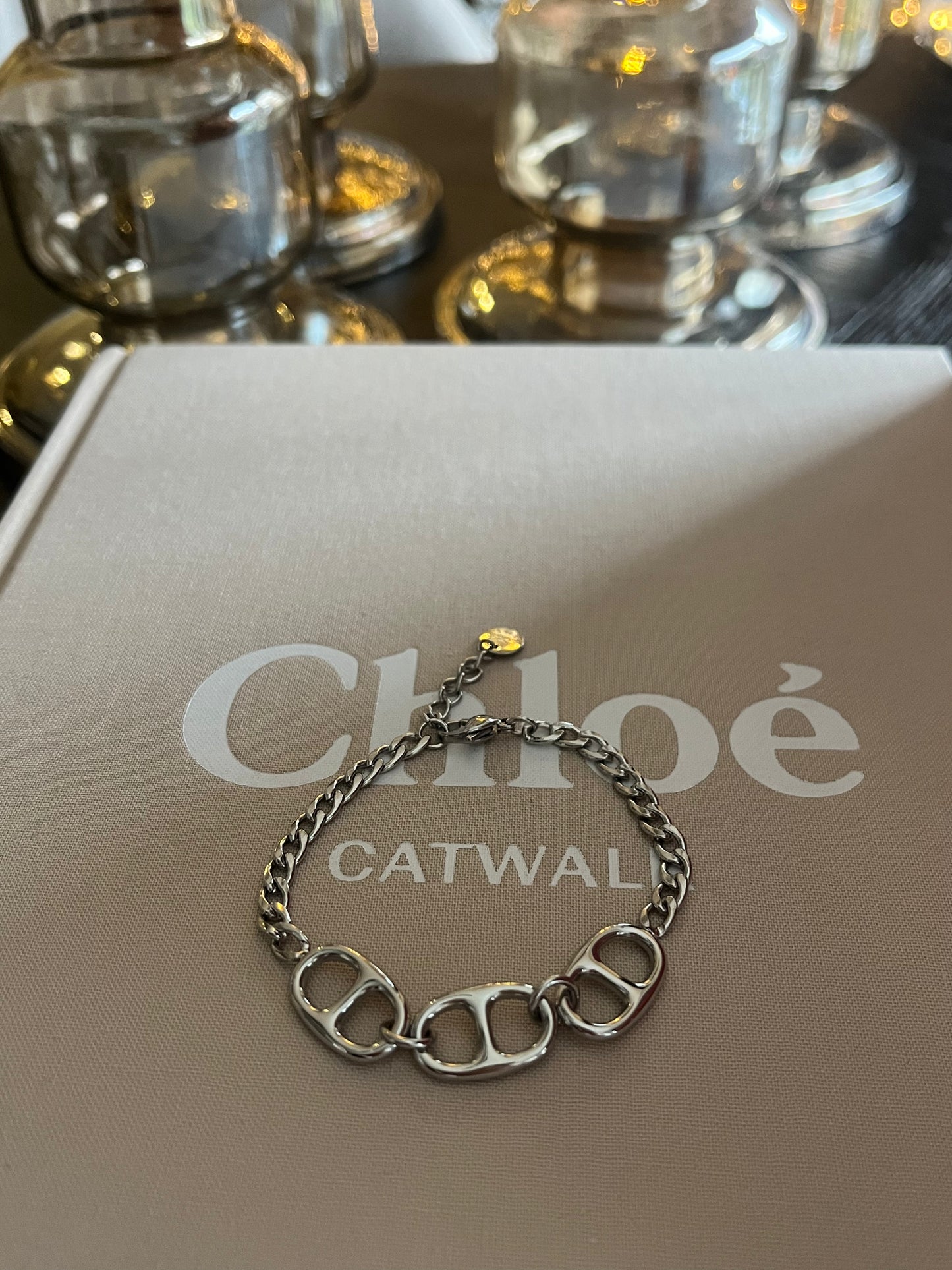 Bracelet Double D | Argent