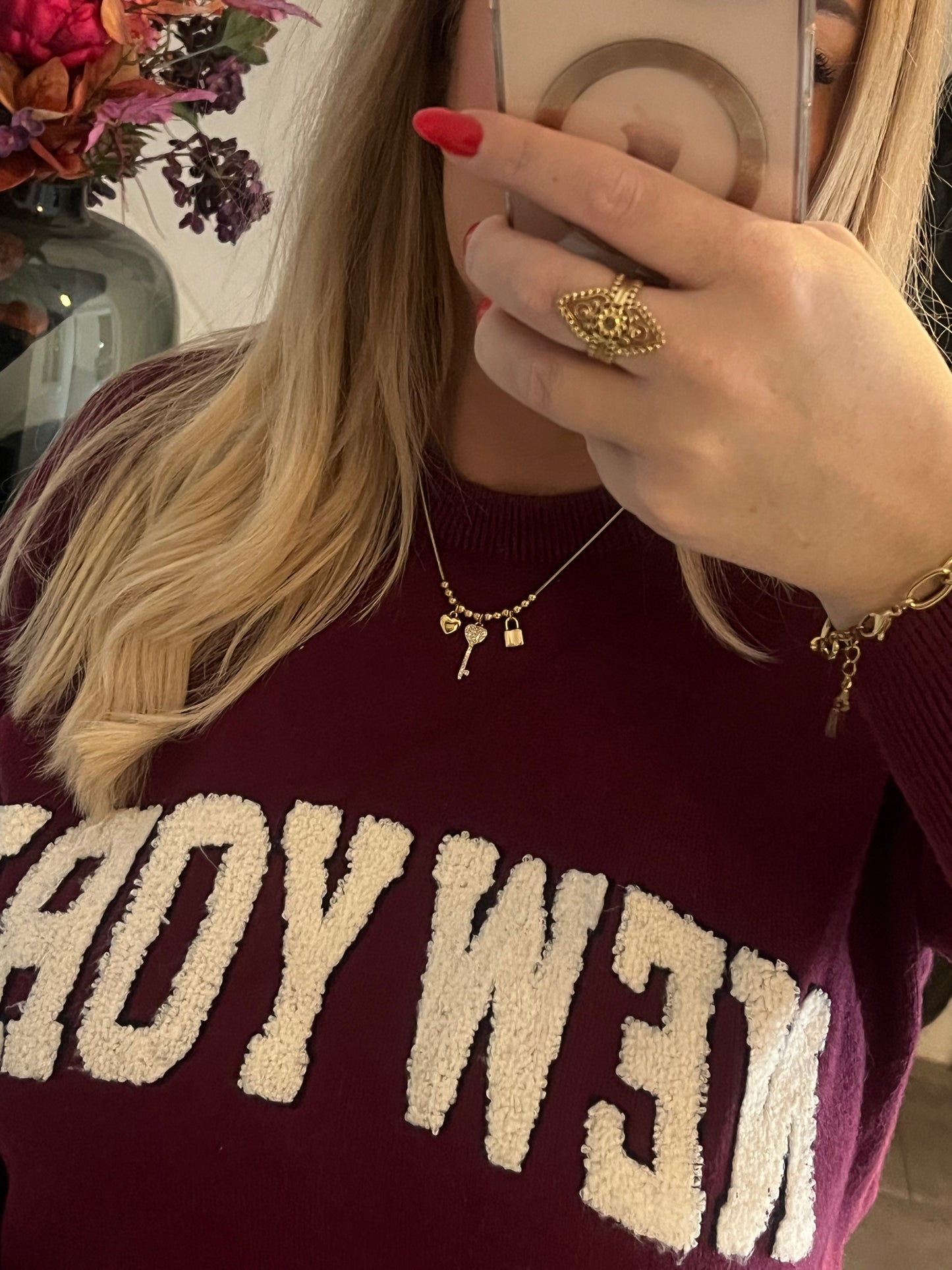 Collier Clé Strass