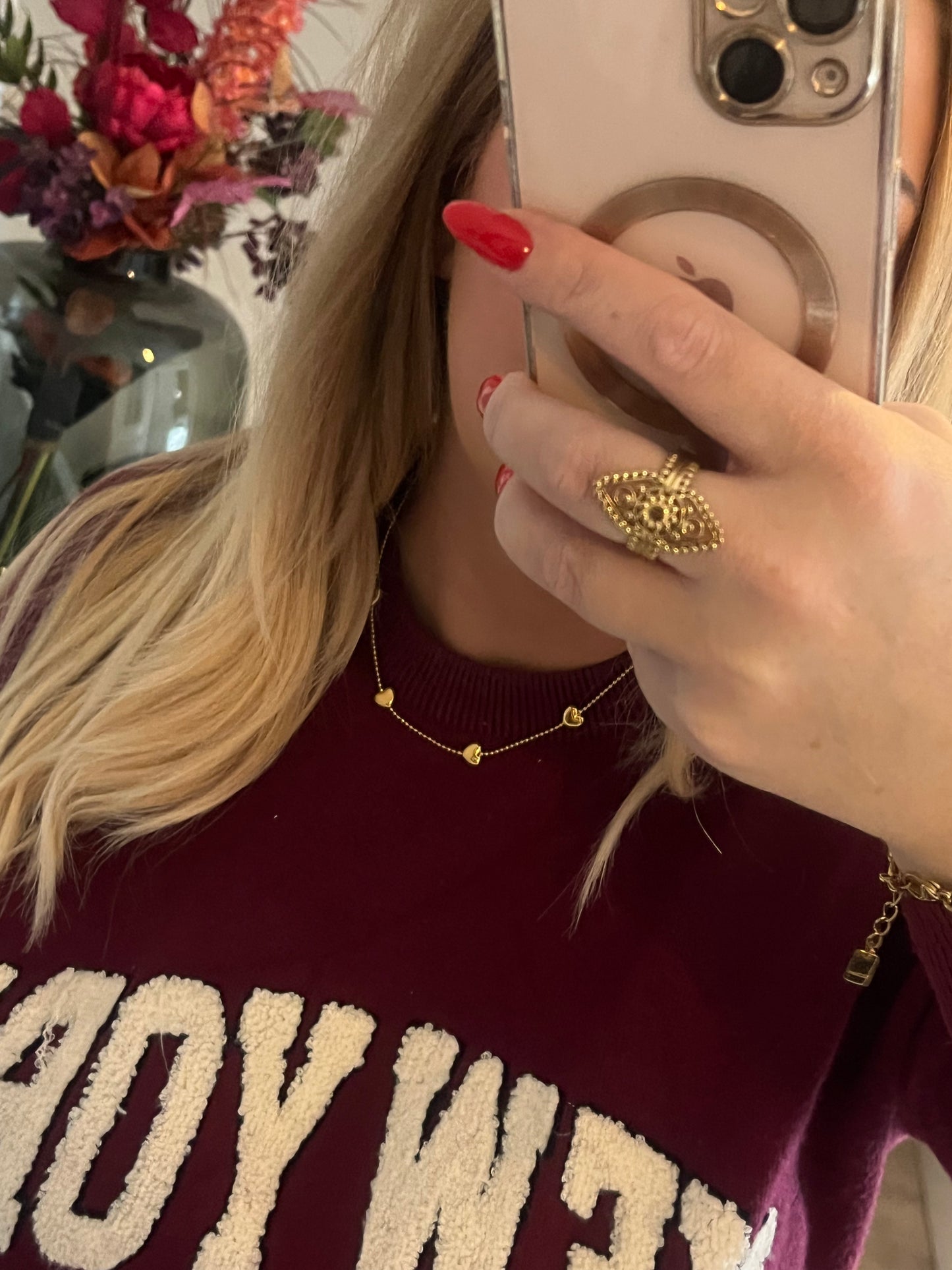 Collier Petits Coeurs