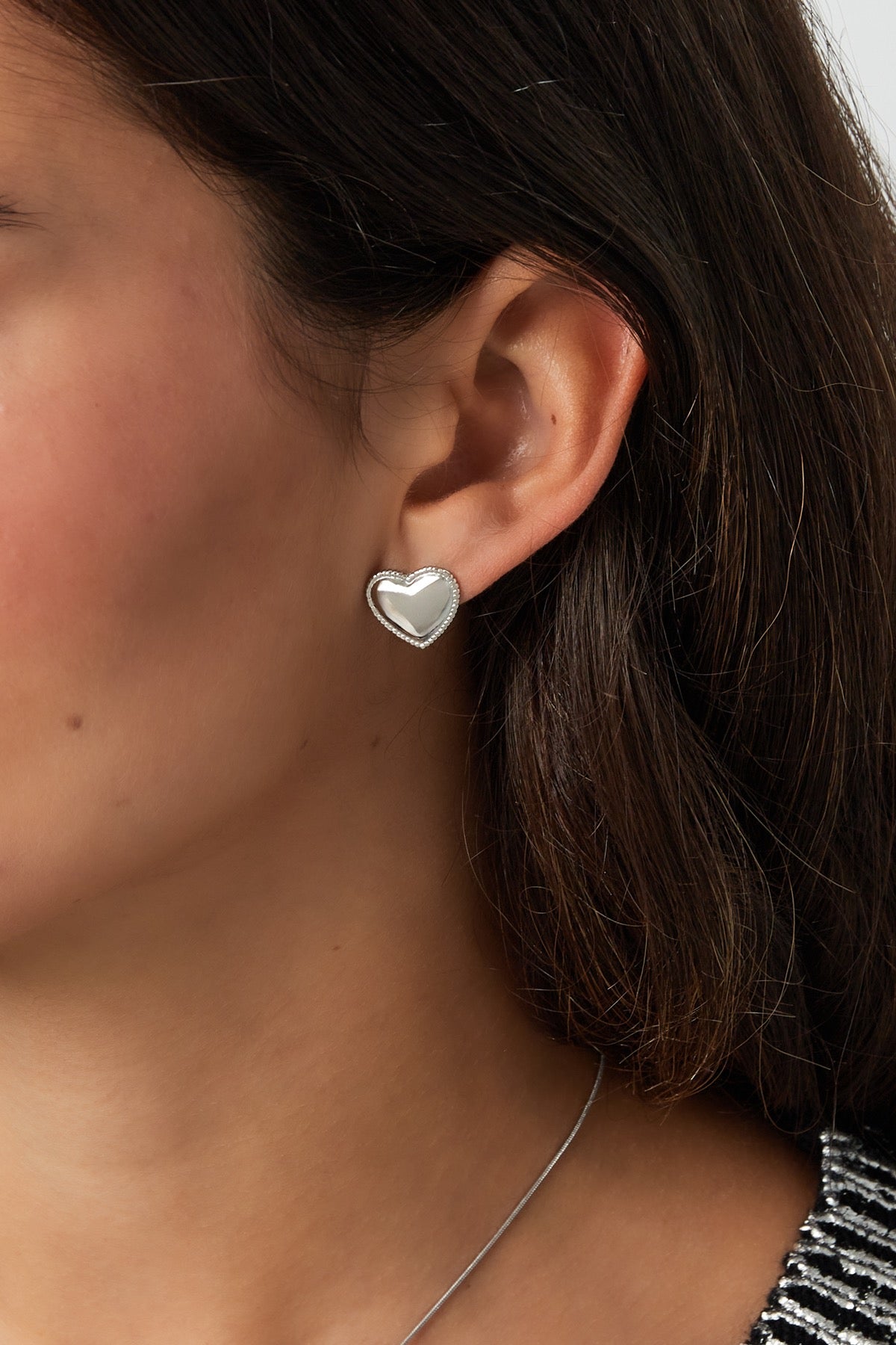 Small Heart Studs Oorknoppen | Goud