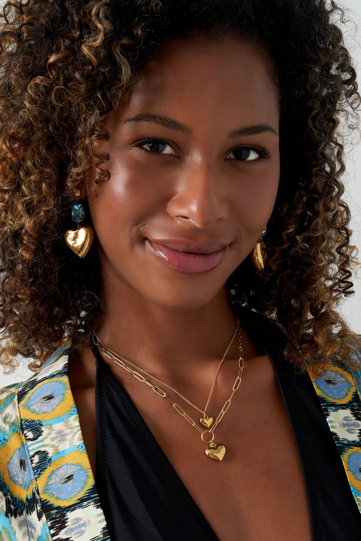 Dubbele Schakelketting Hart