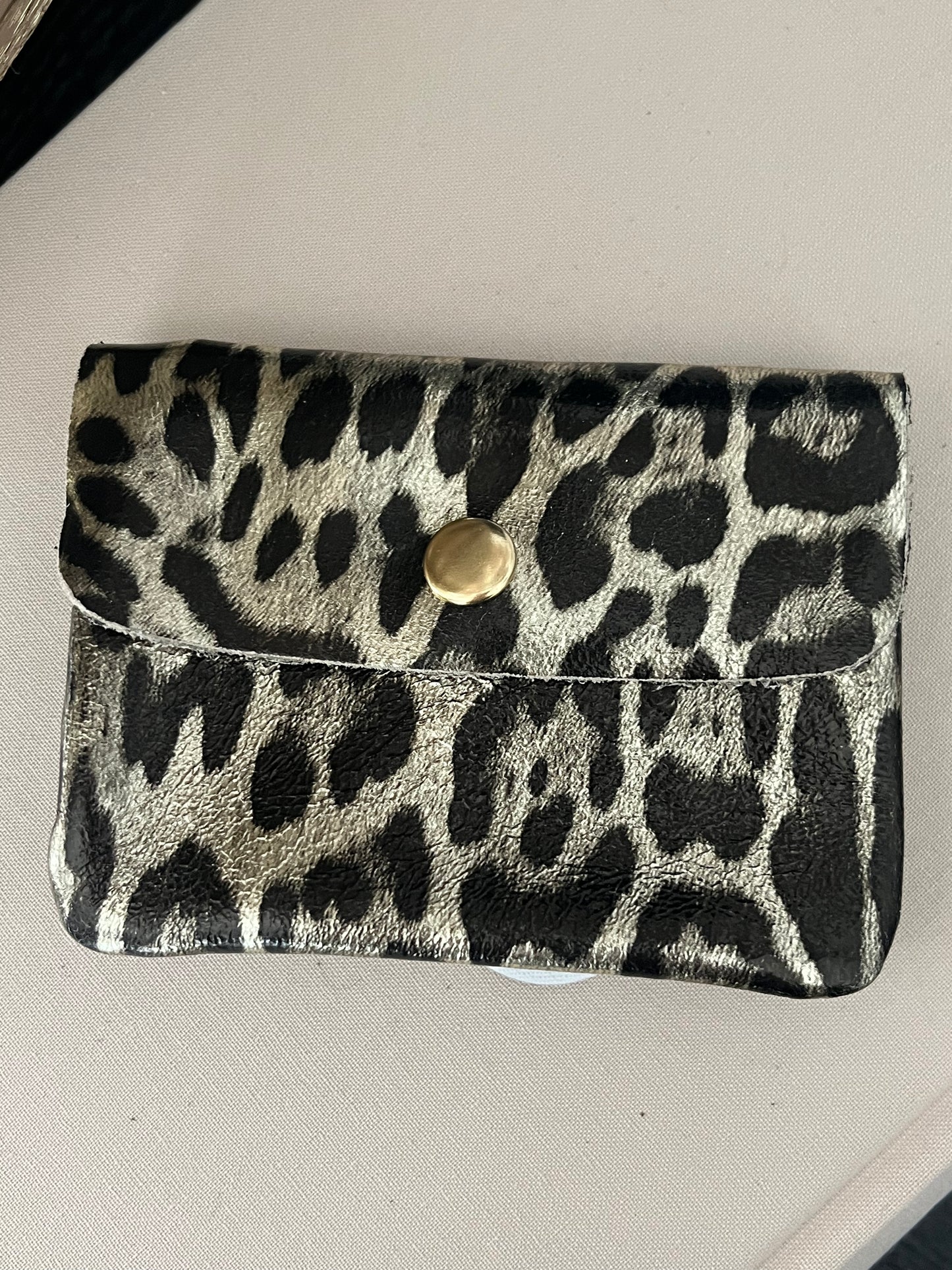 Portemonnee Luipaard Metallic
