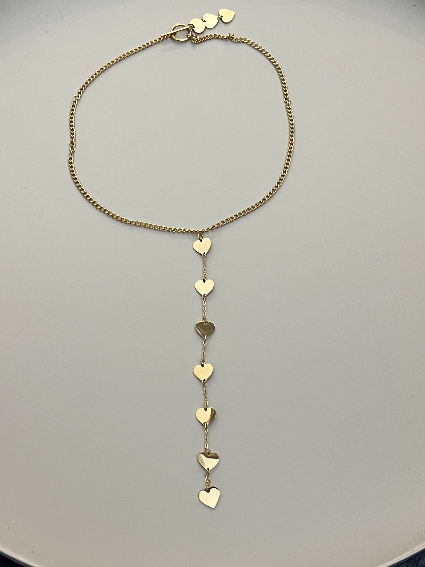 Long Heart Necklace