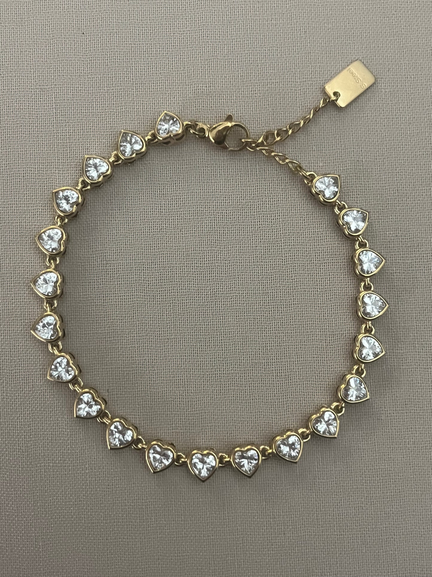 Bracelet Coeur Strass