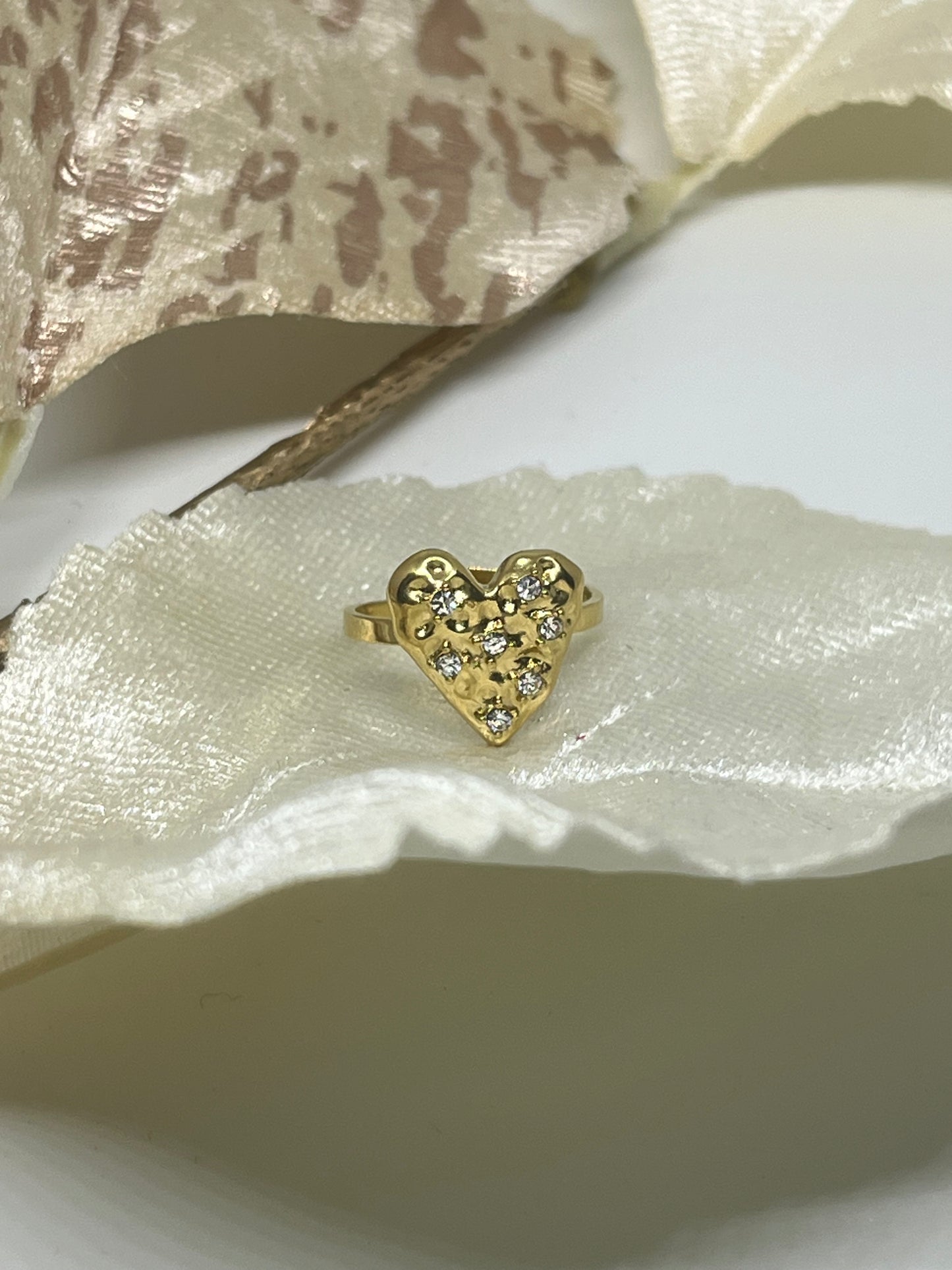 Bague Coeur Zircone