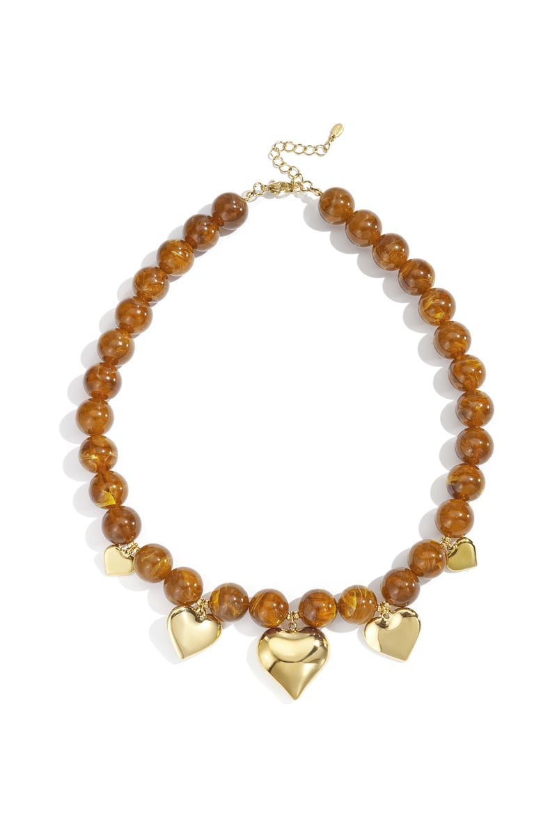 Acrylic Beaded Necklaces Heart