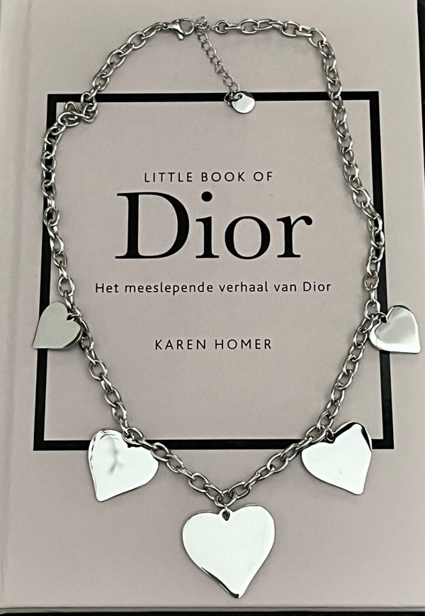 Collier à breloques Coeurs