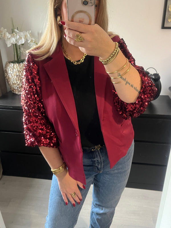 Blazer à paillettes Macy
