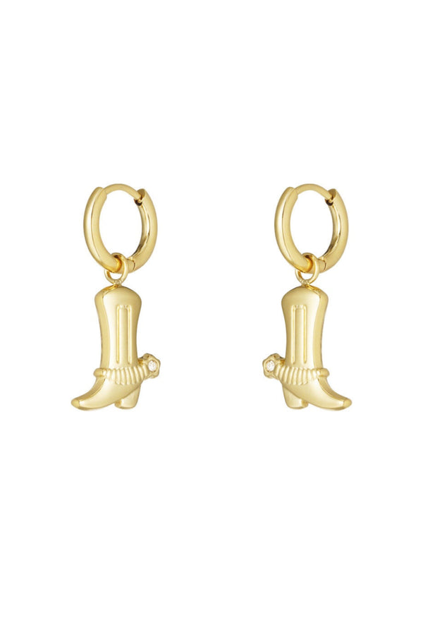 Boucles d'oreilles Cowboy | Or